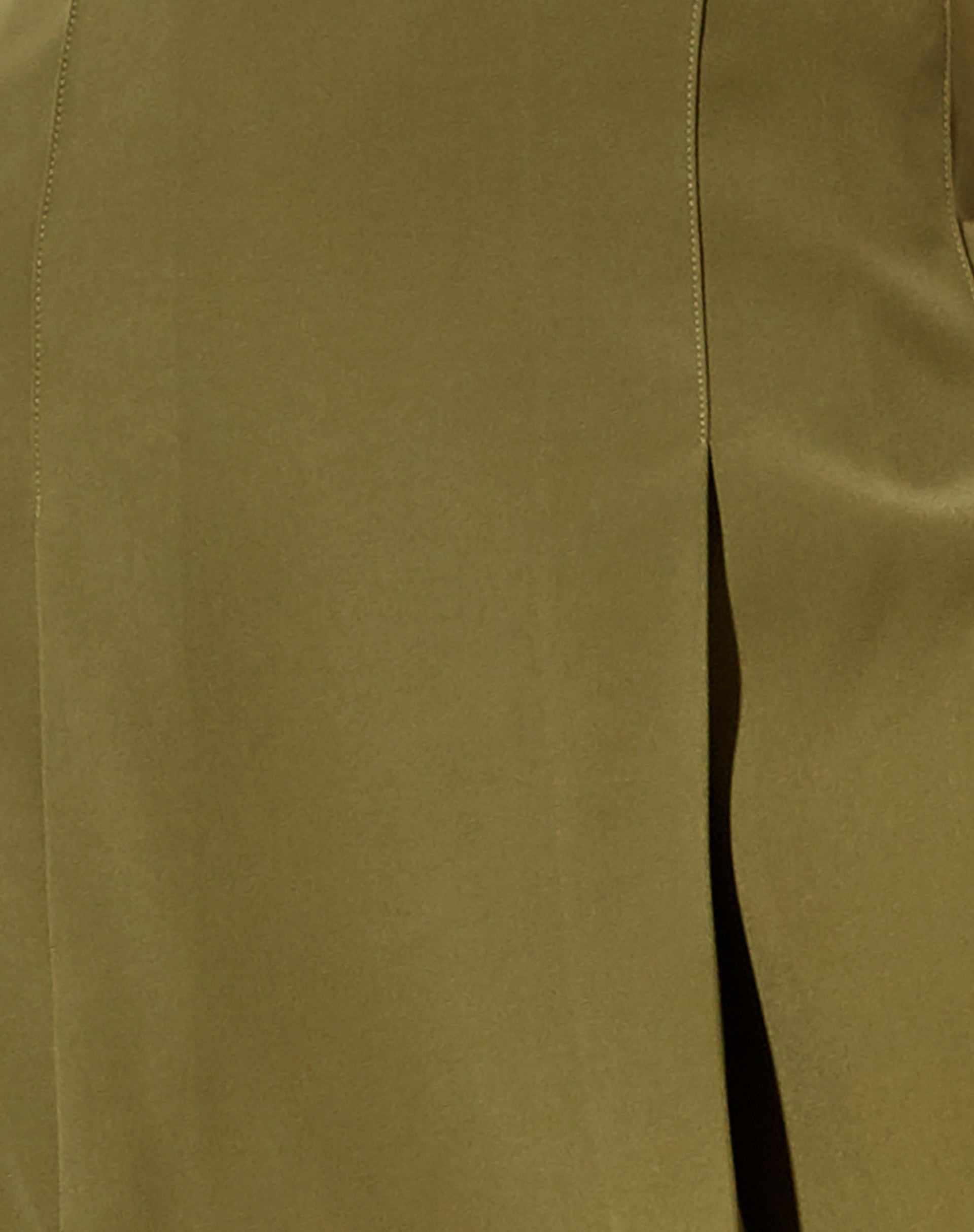 Cassia Mini Skirt in Tailoring Khaki-Nico Sky