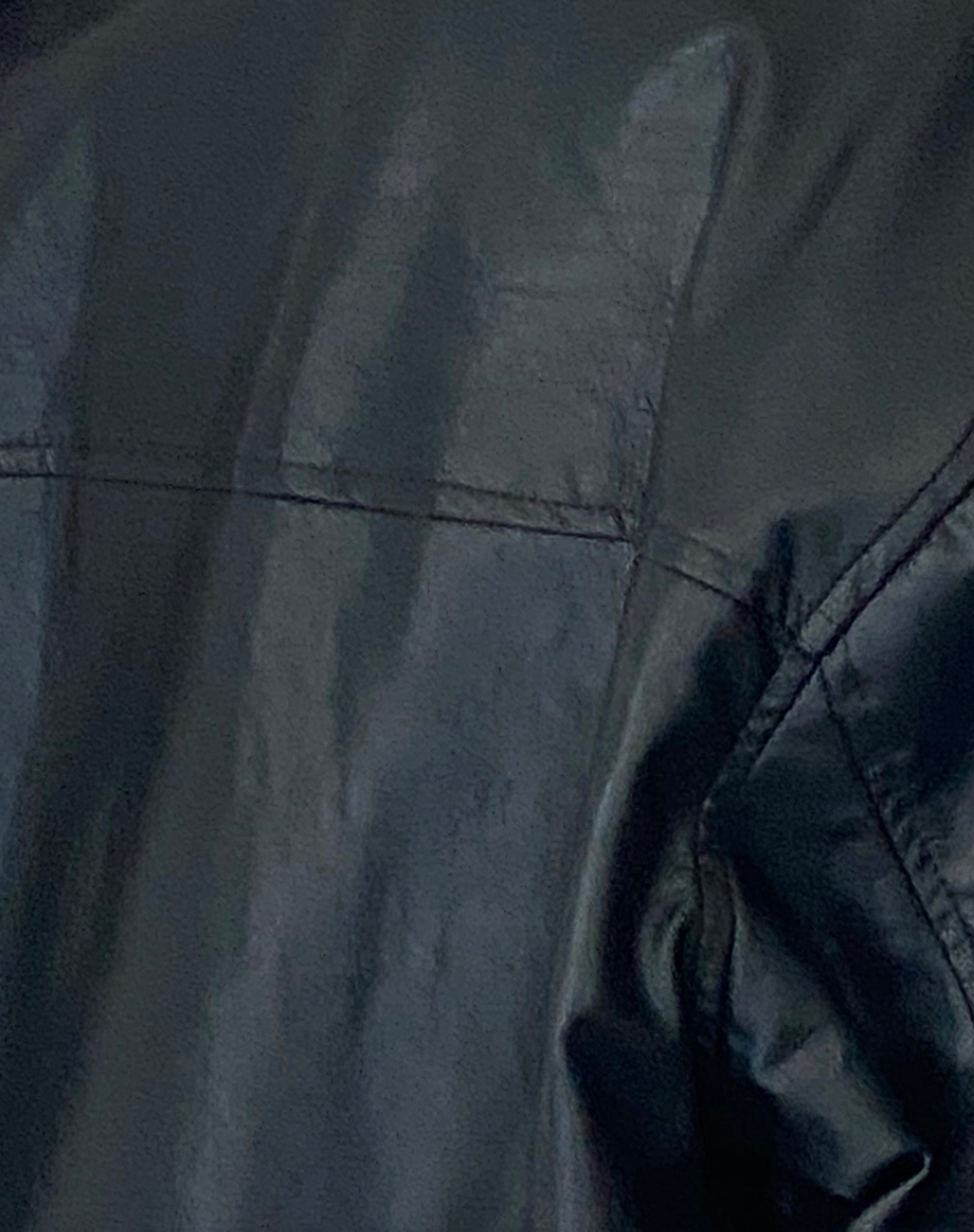 Cavita Jacket in Pu Black-Nico Sky