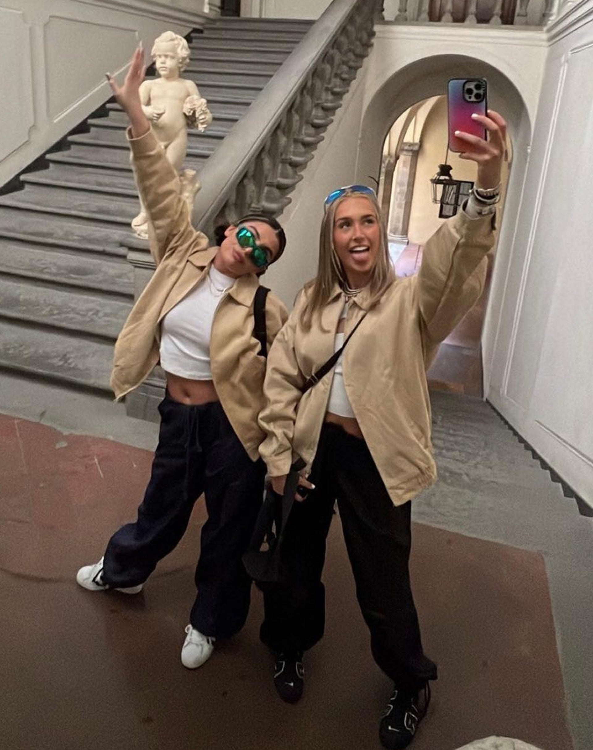 MOTEL X OLIVIA NEILL Cavita Jacket in Tan-Nico Sky