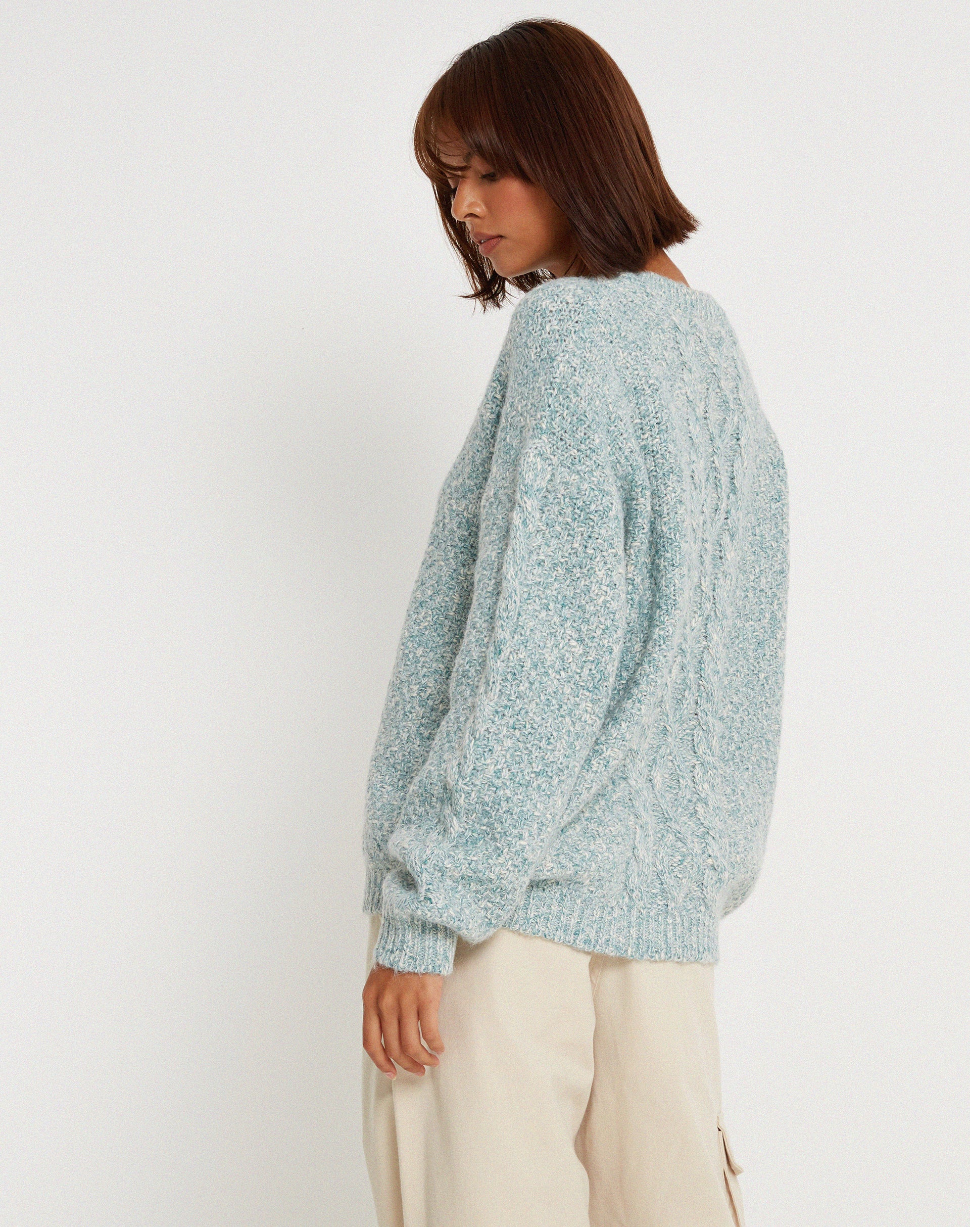 Chalih Jumper in Duck Green-Nico Sky