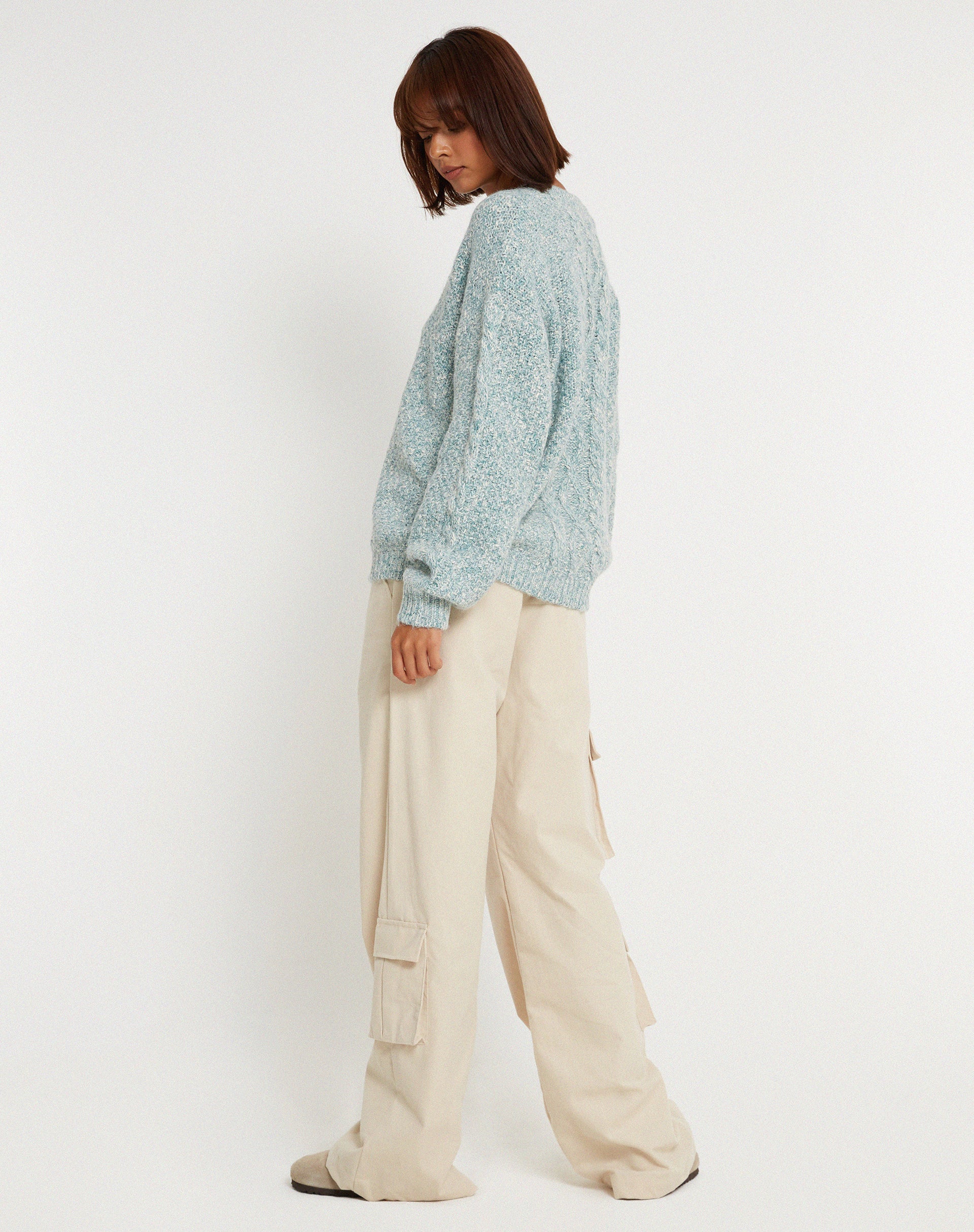Chalih Jumper in Duck Green-Nico Sky