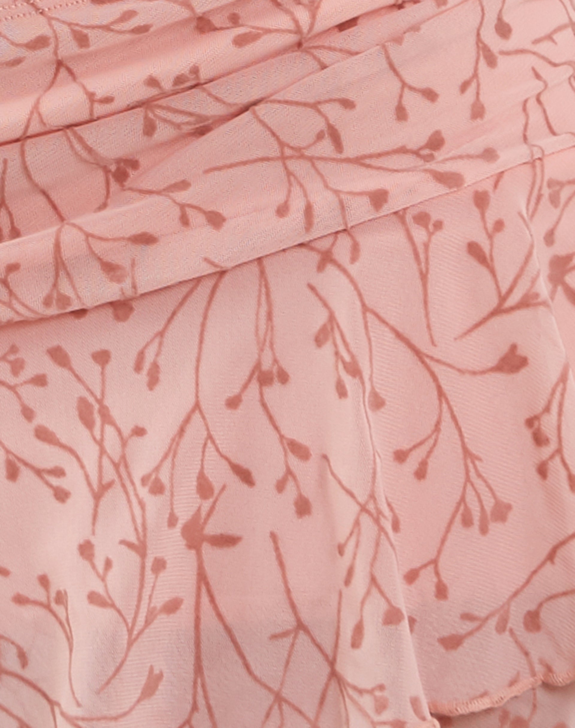 Theri Mini Skirt in Shadow Floral Pink-Nico Sky