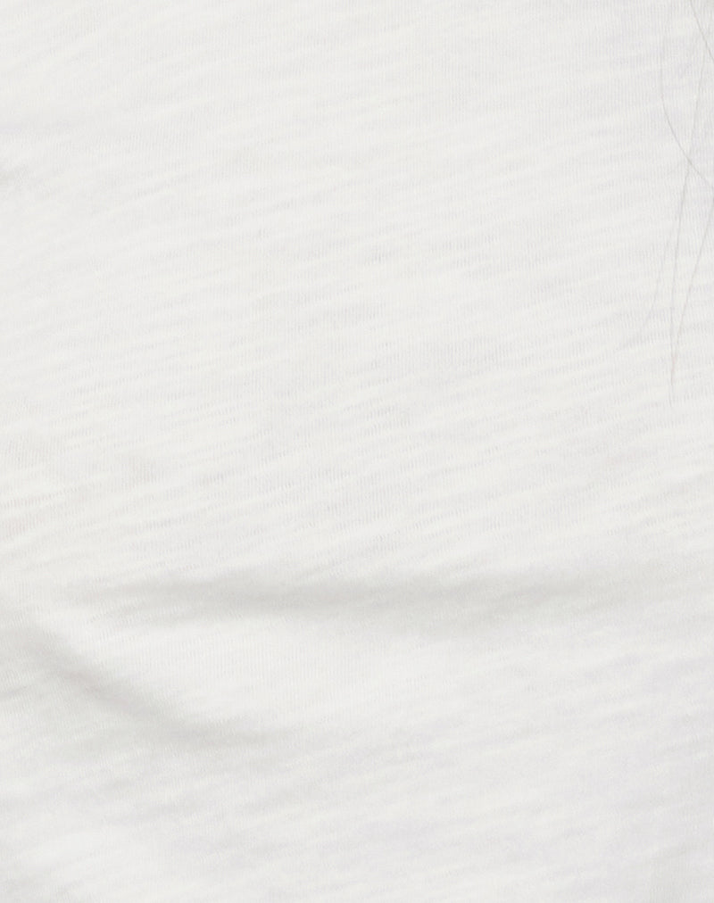 Clio Baggy Tee in Ivory-Nico Sky