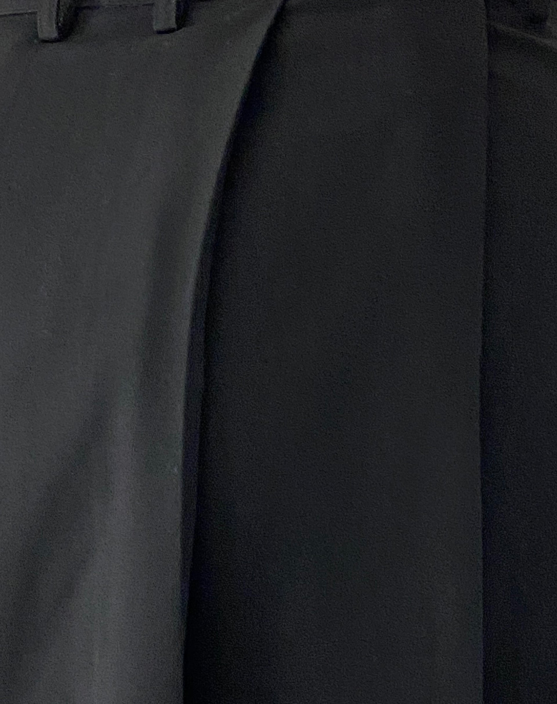 Colette Pleated Knee Length Skirt in Black Tailoring-Nico Sky