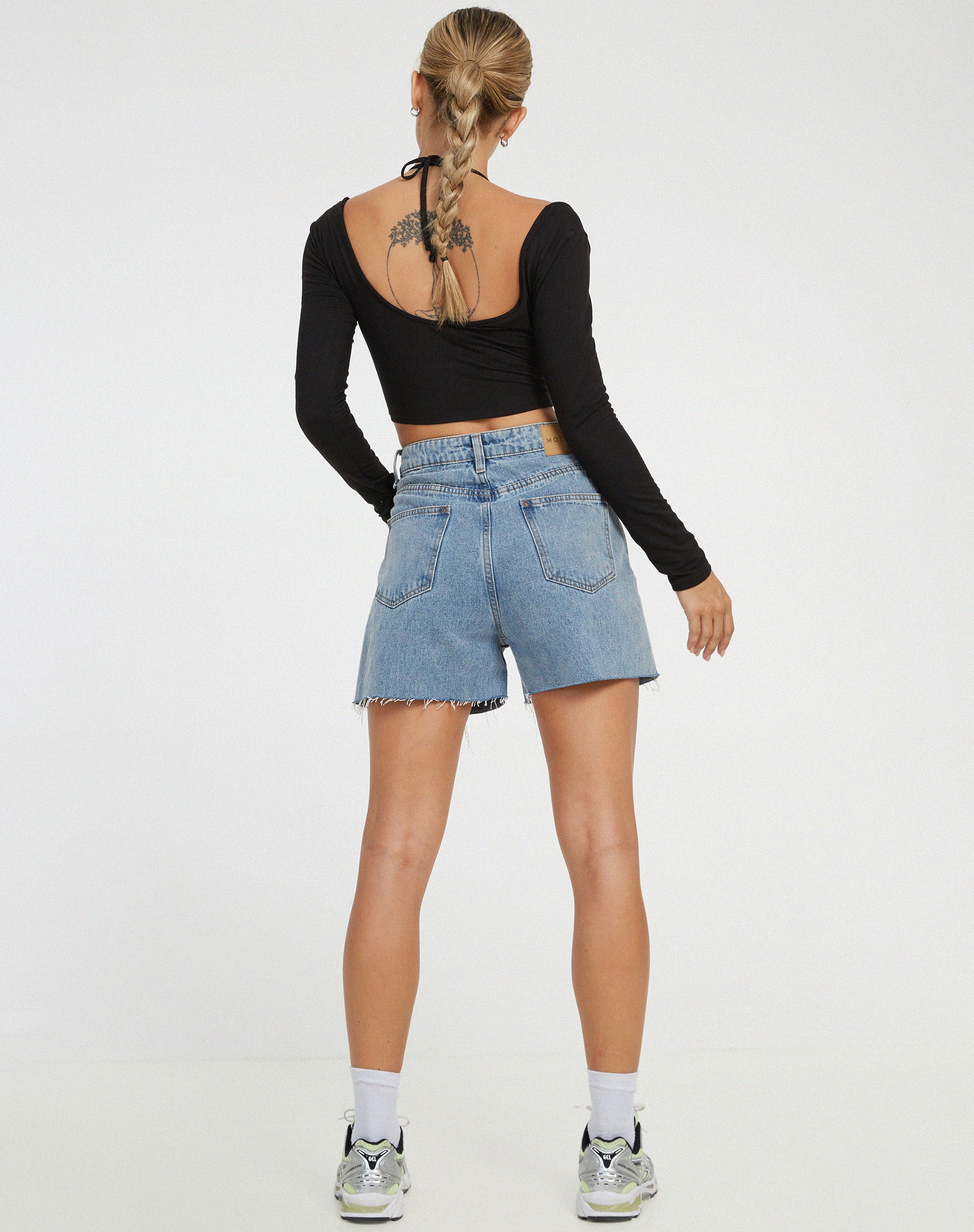 Conary Top in Black-Nico Sky