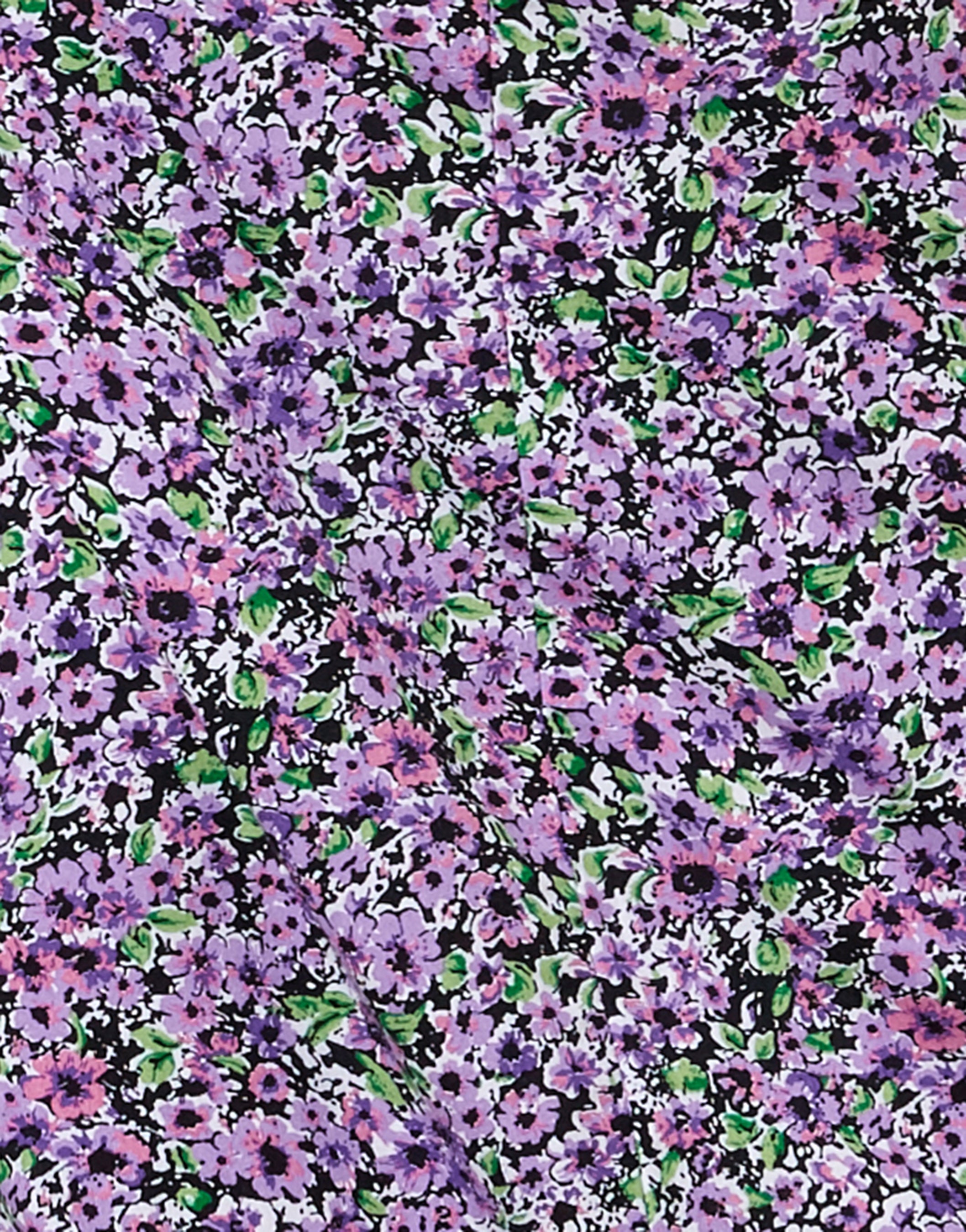 Cypress Midi Dress in Lilac Blossom-Nico Sky