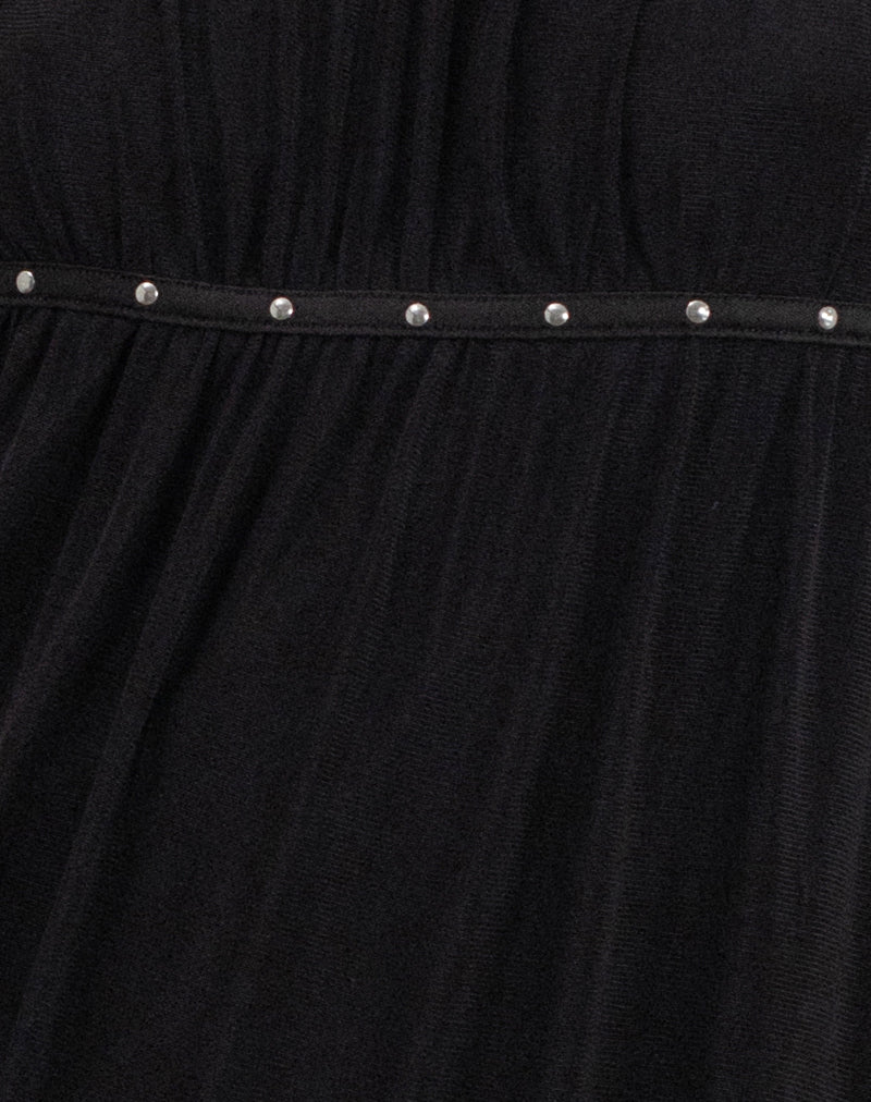 Damiera Mini Dress in Black-Nico Sky