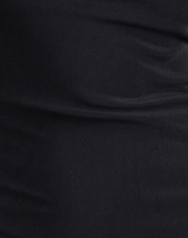 Dazn Backless Mini Dress in Black-Nico Sky