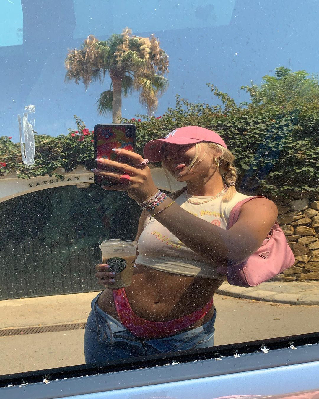 Gimon Crop Top in Buttercream Running Away-Nico Sky