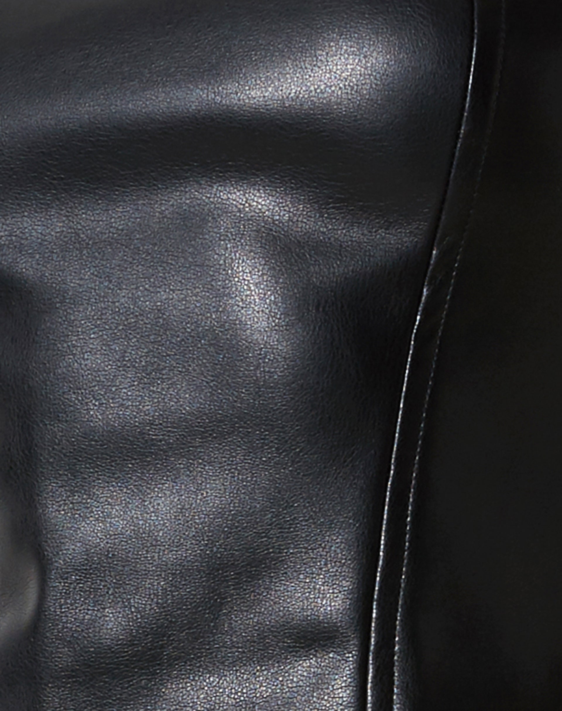 Dena Corset Top in PU Black-Nico Sky