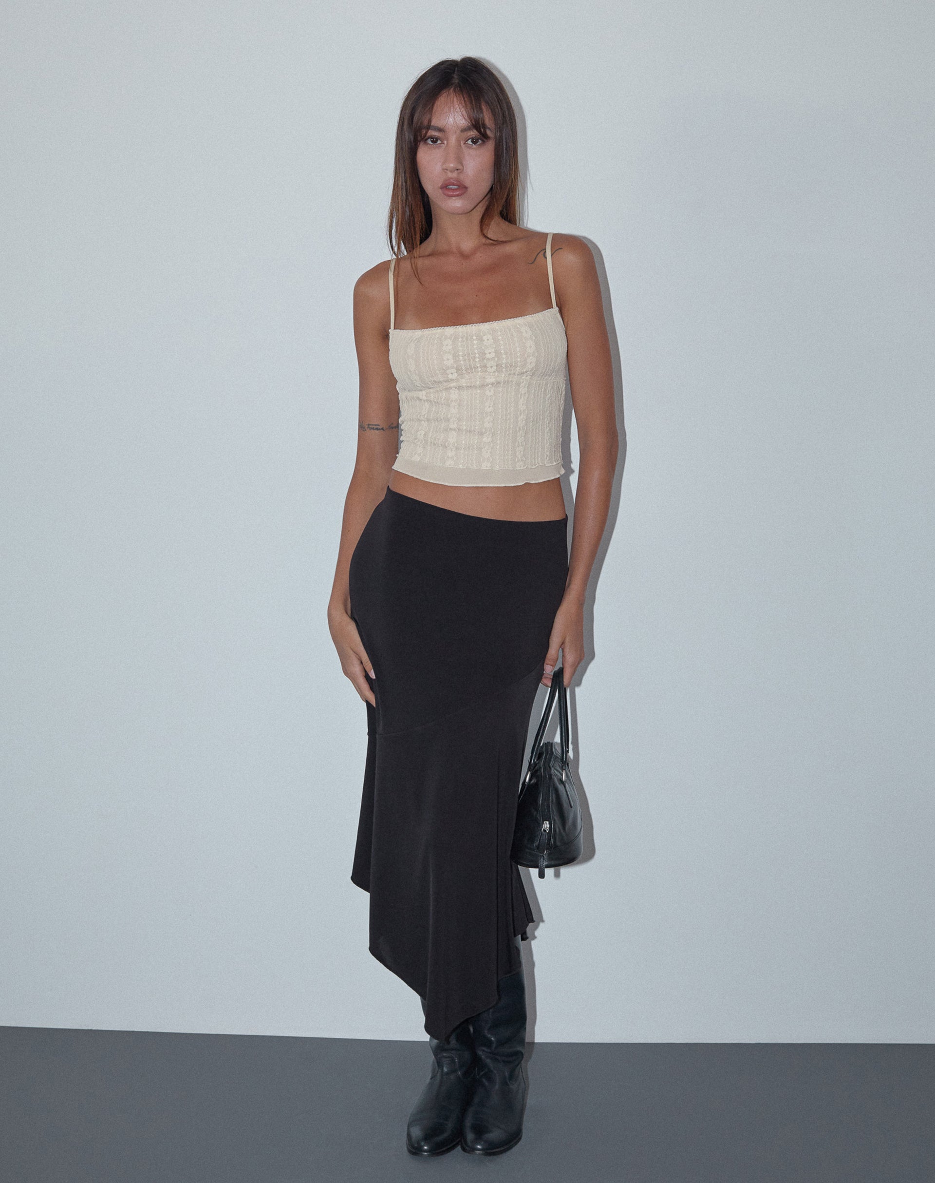 Deska Cami Top in Lace Ivory-Nico Sky