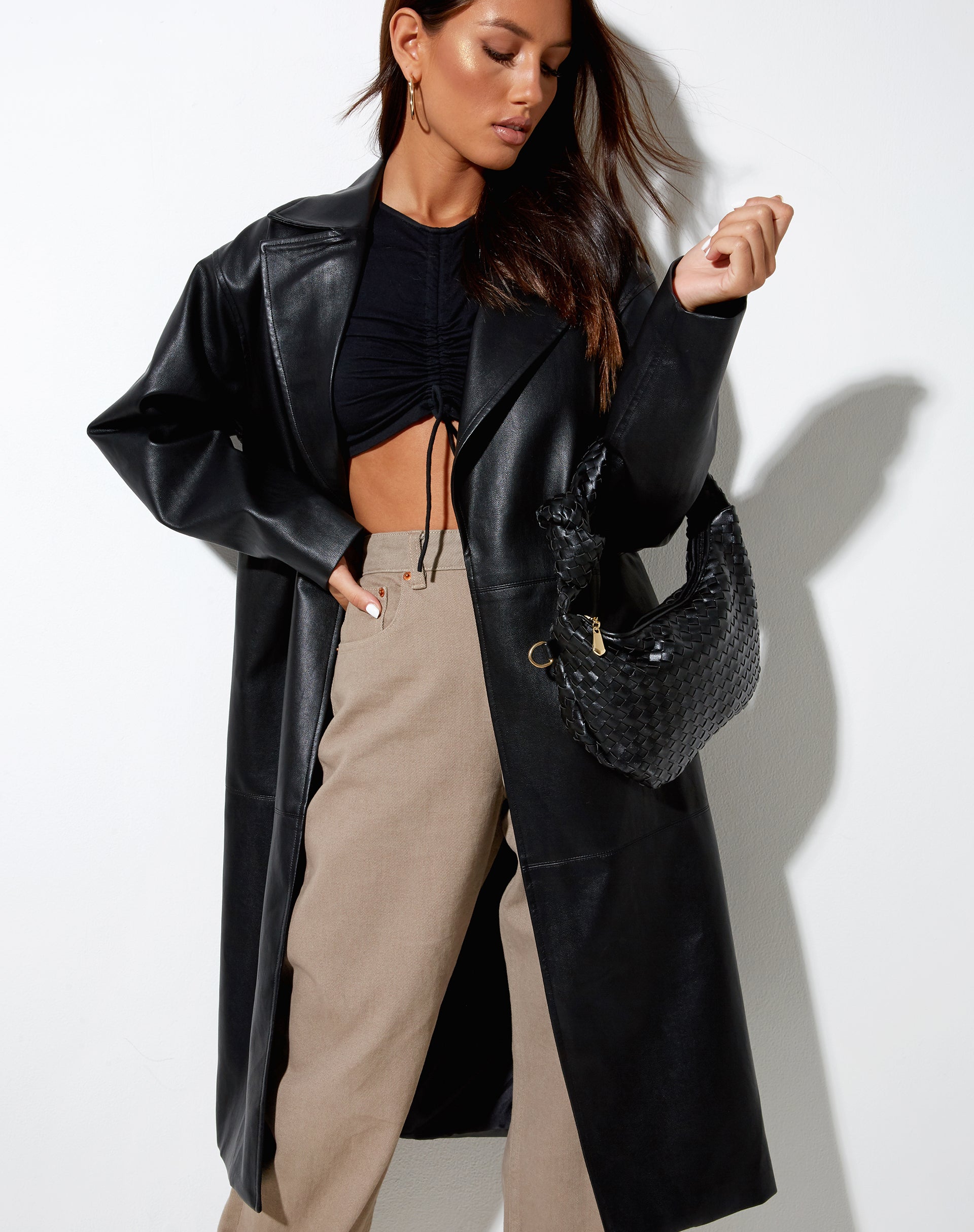 Dolton Shoulder Bag in Black-Nico Sky