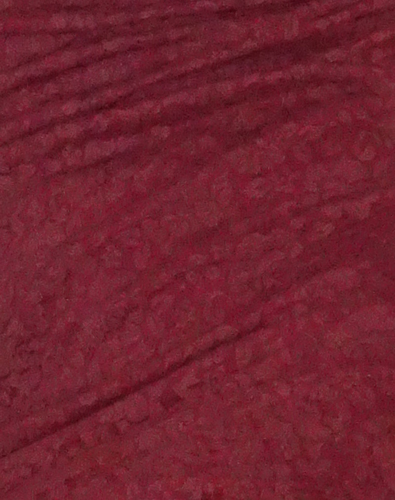 Drusilla Midi Dress in Rose Lace Burgundy-Nico Sky