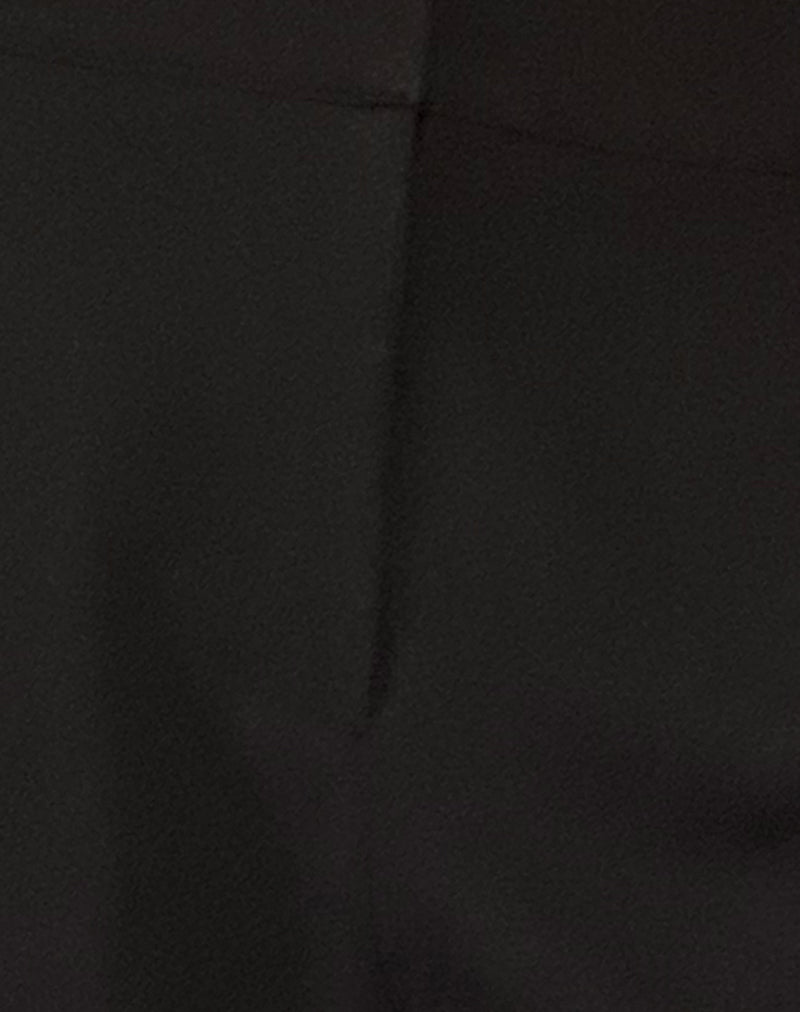 Ayna Longline Shorts in Tailoring Black-Nico Sky