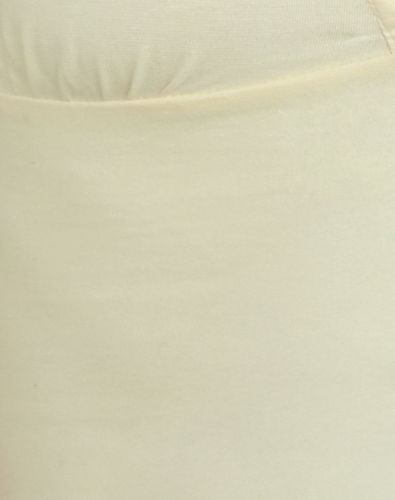 Emberly Plunge Top in Lemon-Nico Sky