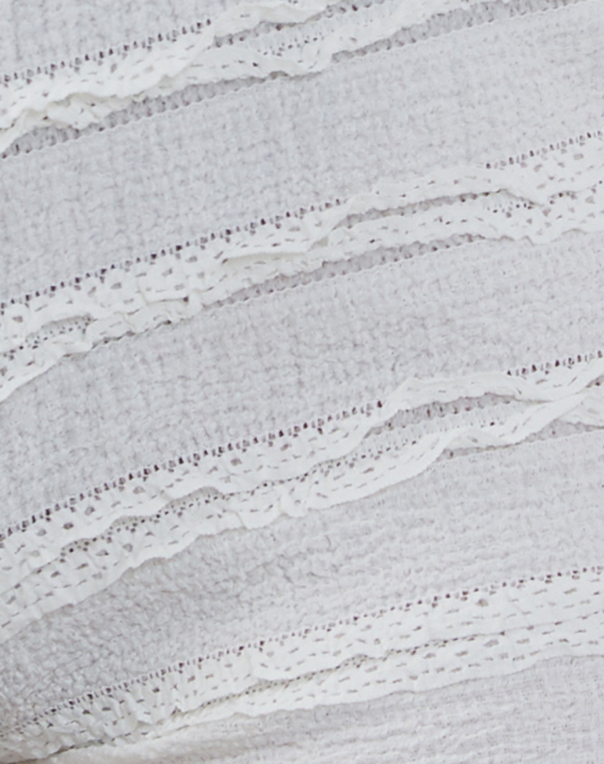 Ena Frilly Bloomer Micro Shorts in Ivory-Nico Sky