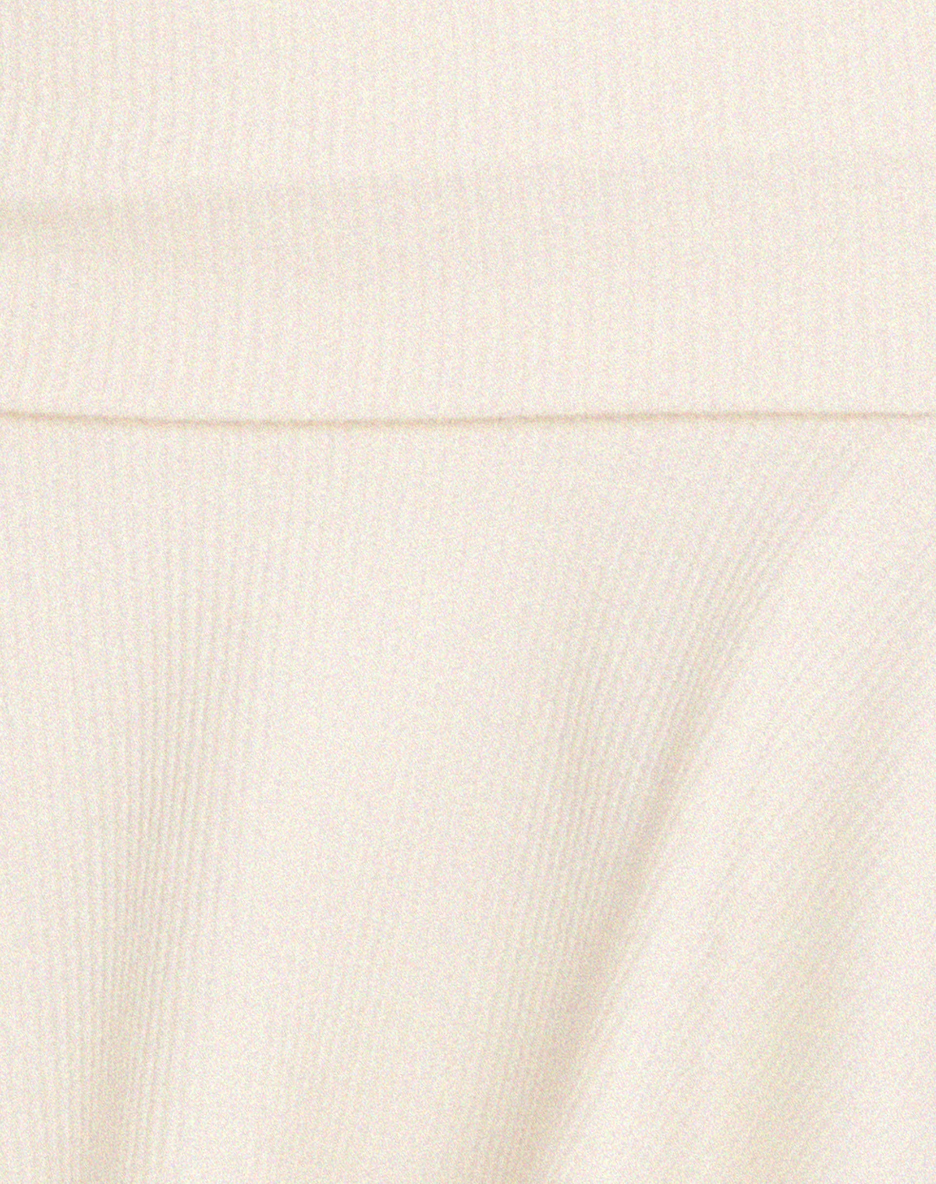 Orla Micro Mini Rib Skirt in Ivory-Nico Sky