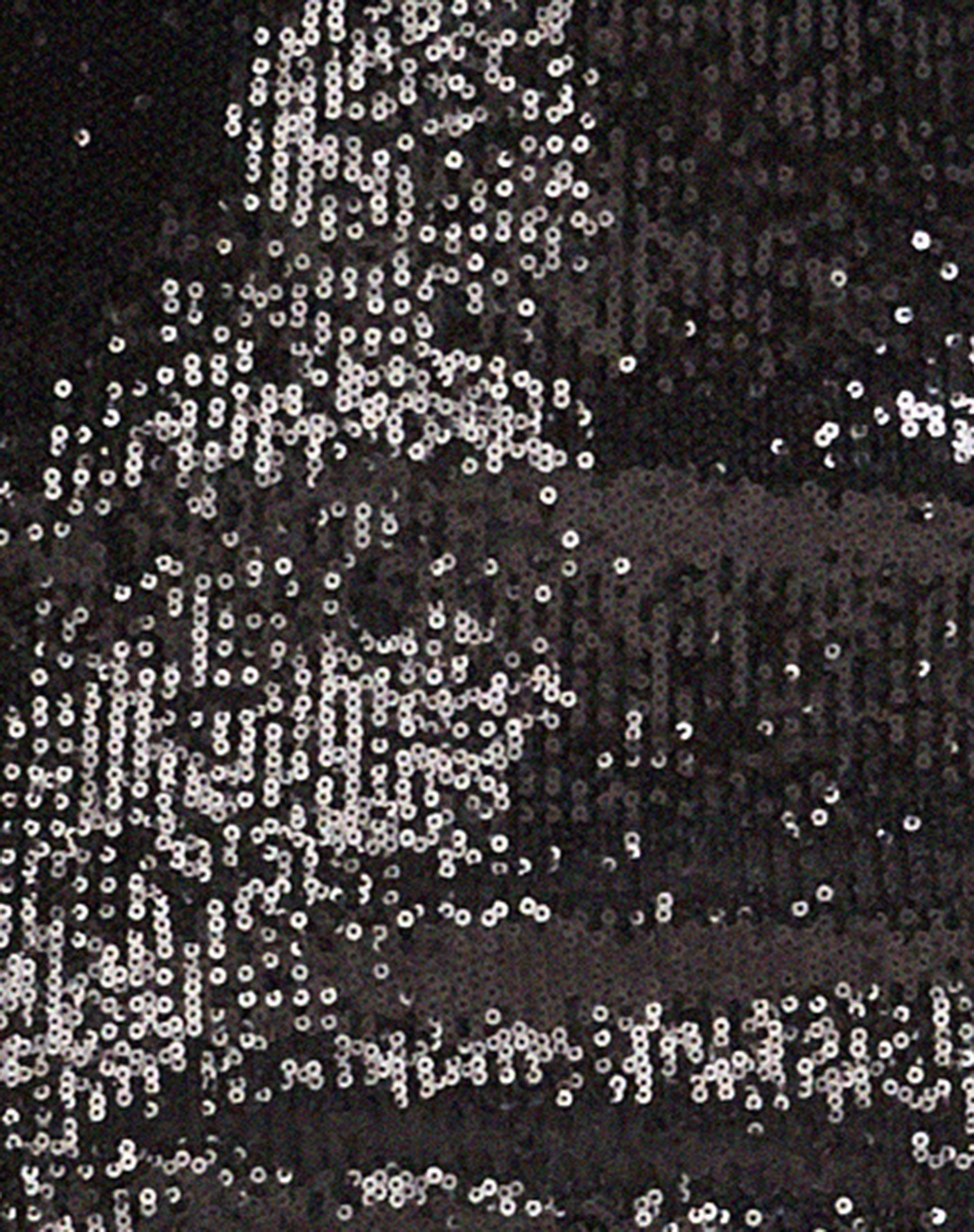 Gabela Bandeau Bodycon Midi Dress in Statement Sequin Black-Nico Sky