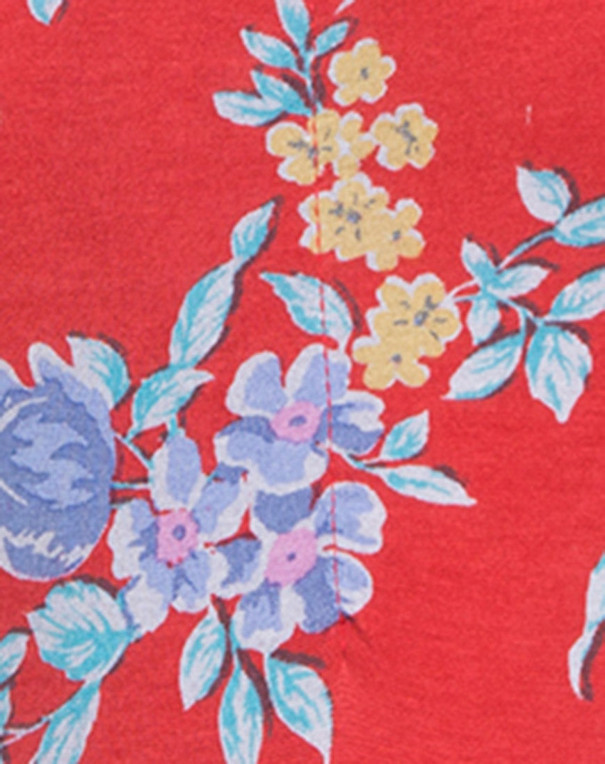 Galay Plunge Bodice in Vintage Fleur-Nico Sky