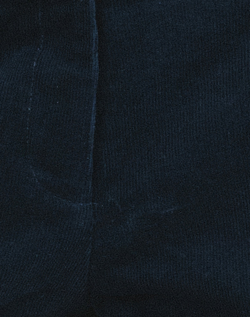 Wiluta Shorts in Baby Cord Navy-Nico Sky