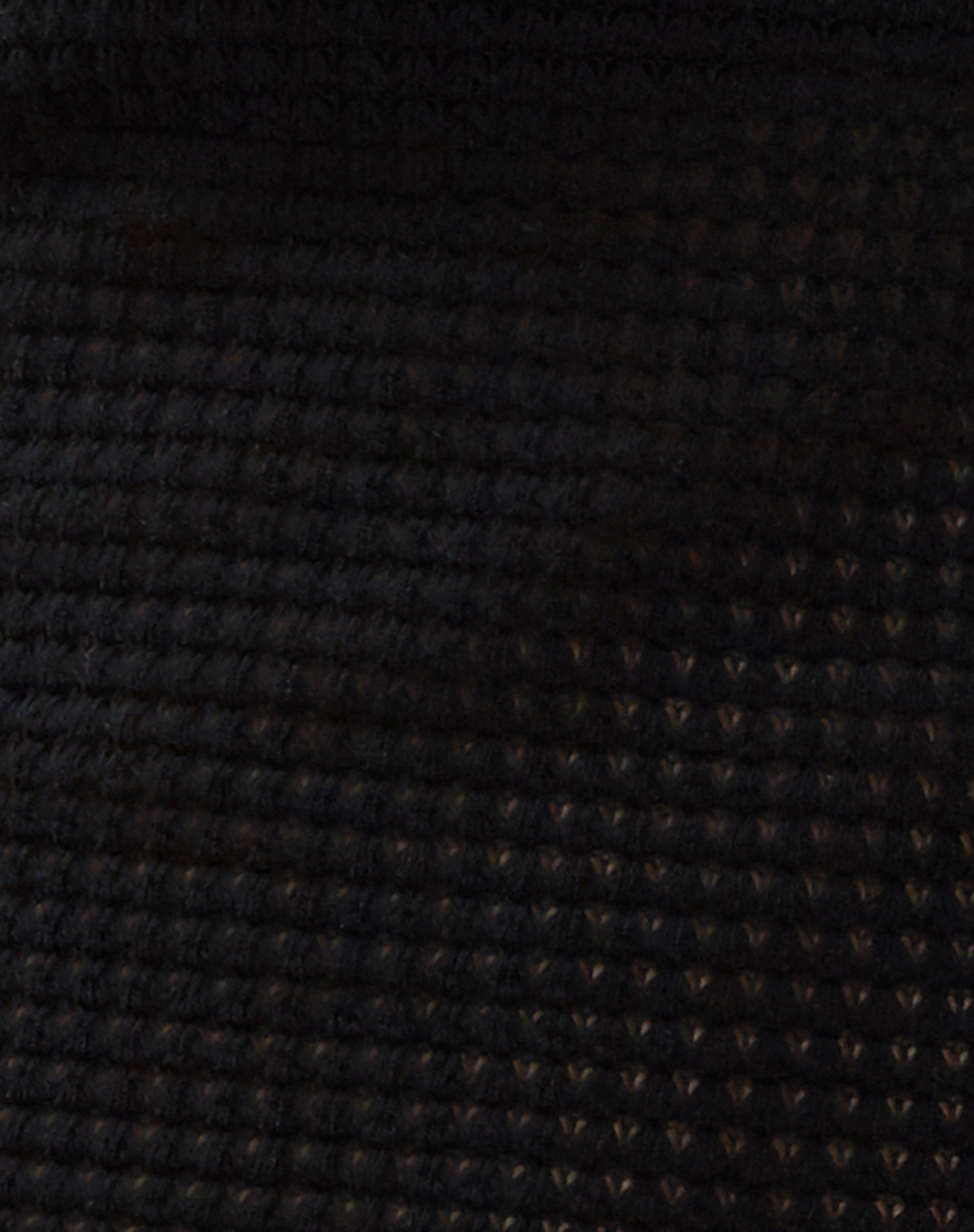 Gianina Crop Top in Black Textured Crochet-Nico Sky