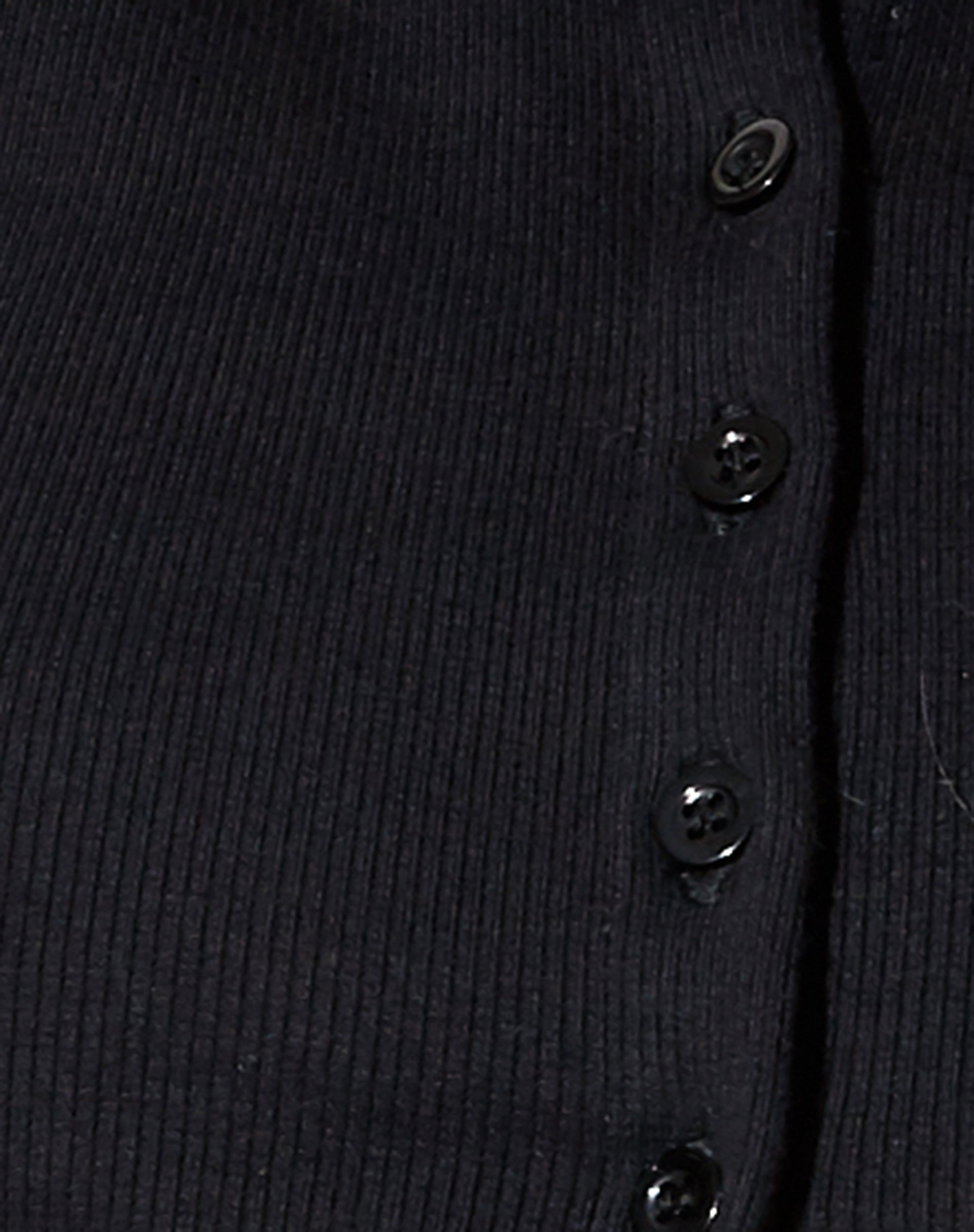 Gilly Crop Top in Rib Black-Nico Sky