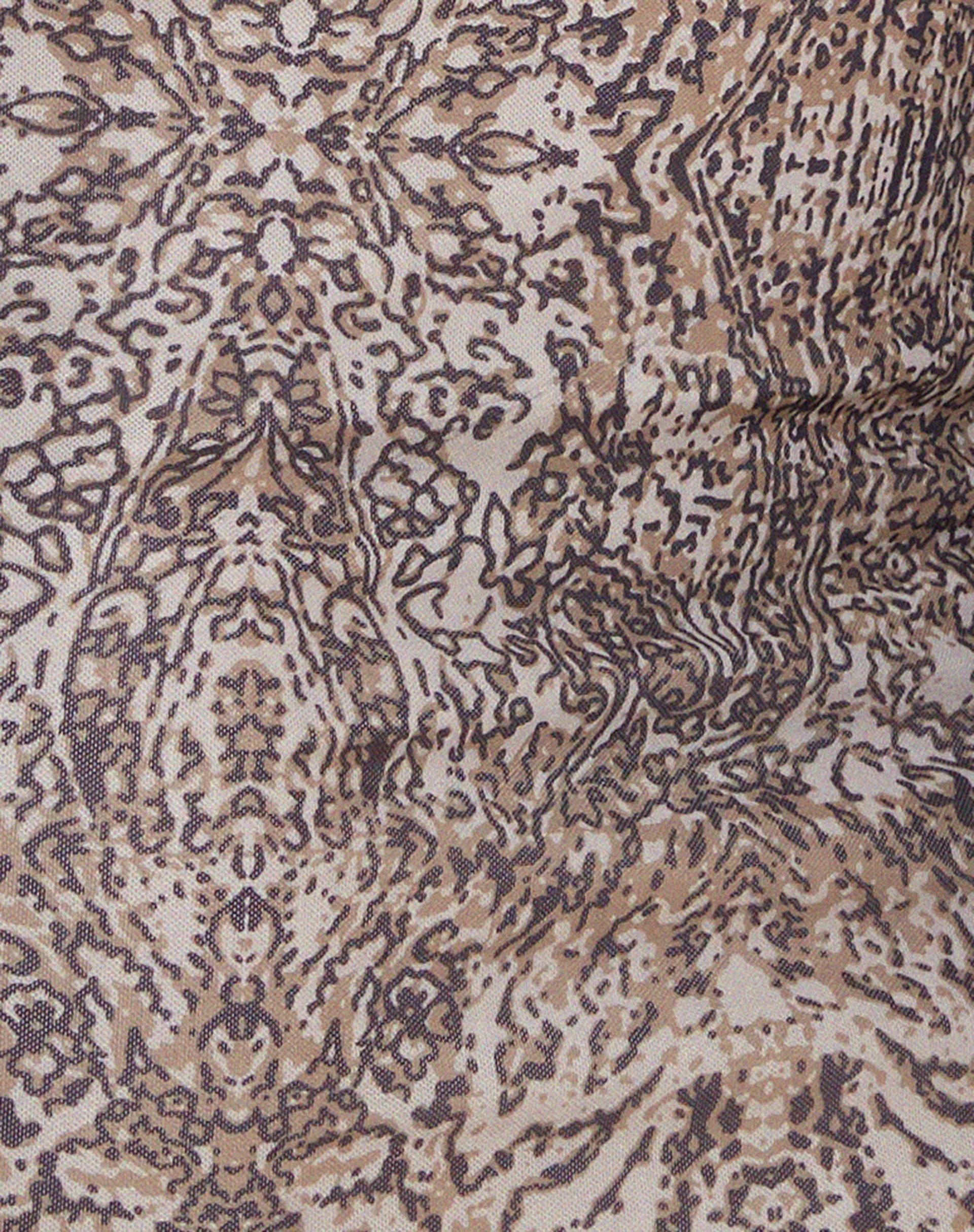 Guida Printed Mini Skirt in Sandstorm Tonal Print-Nico Sky