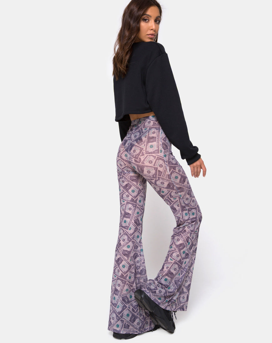 Herlom Trouser in Dollar Bill-Nico Sky