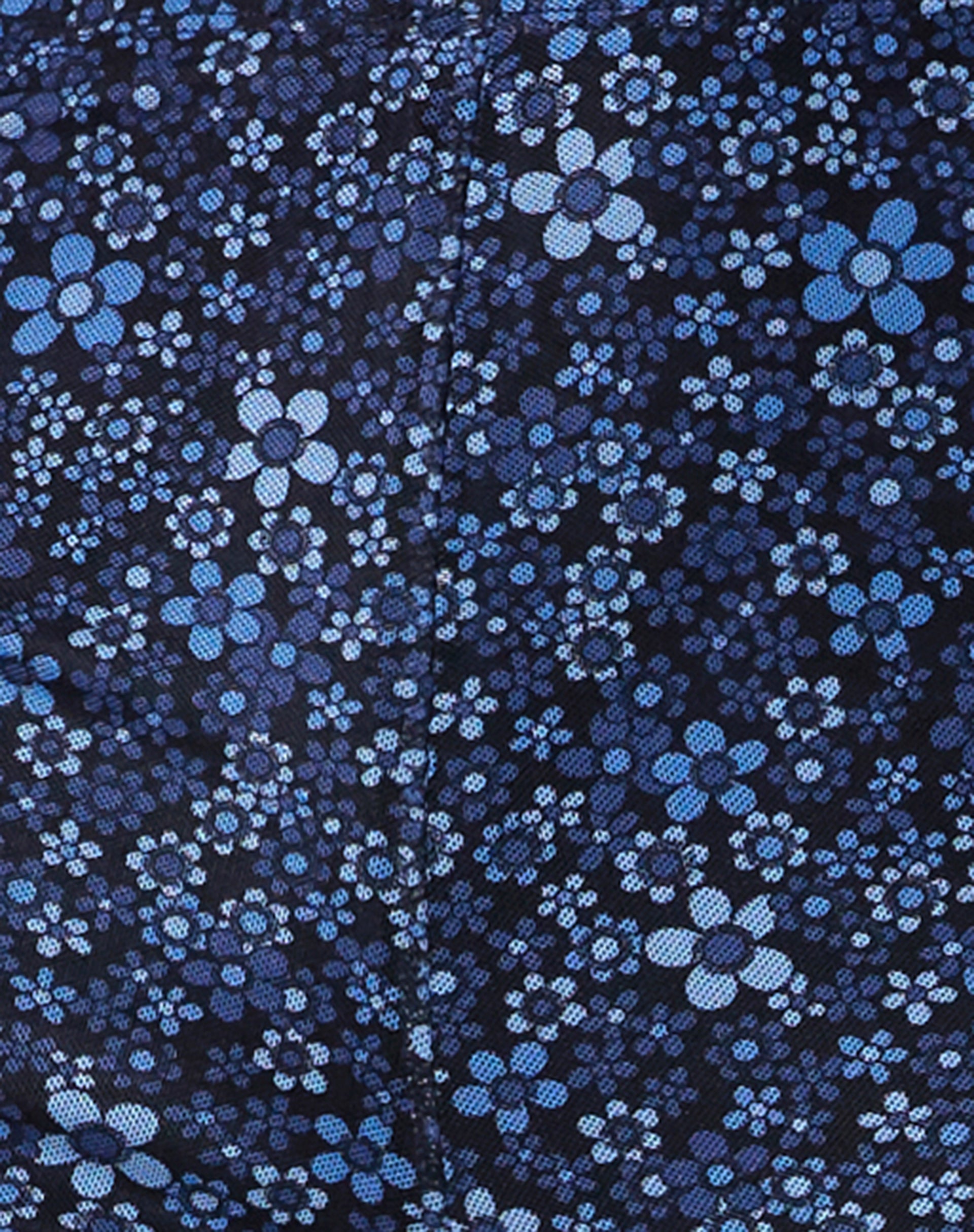 Herly Flare Trouser in Flower Garden Blue-Nico Sky