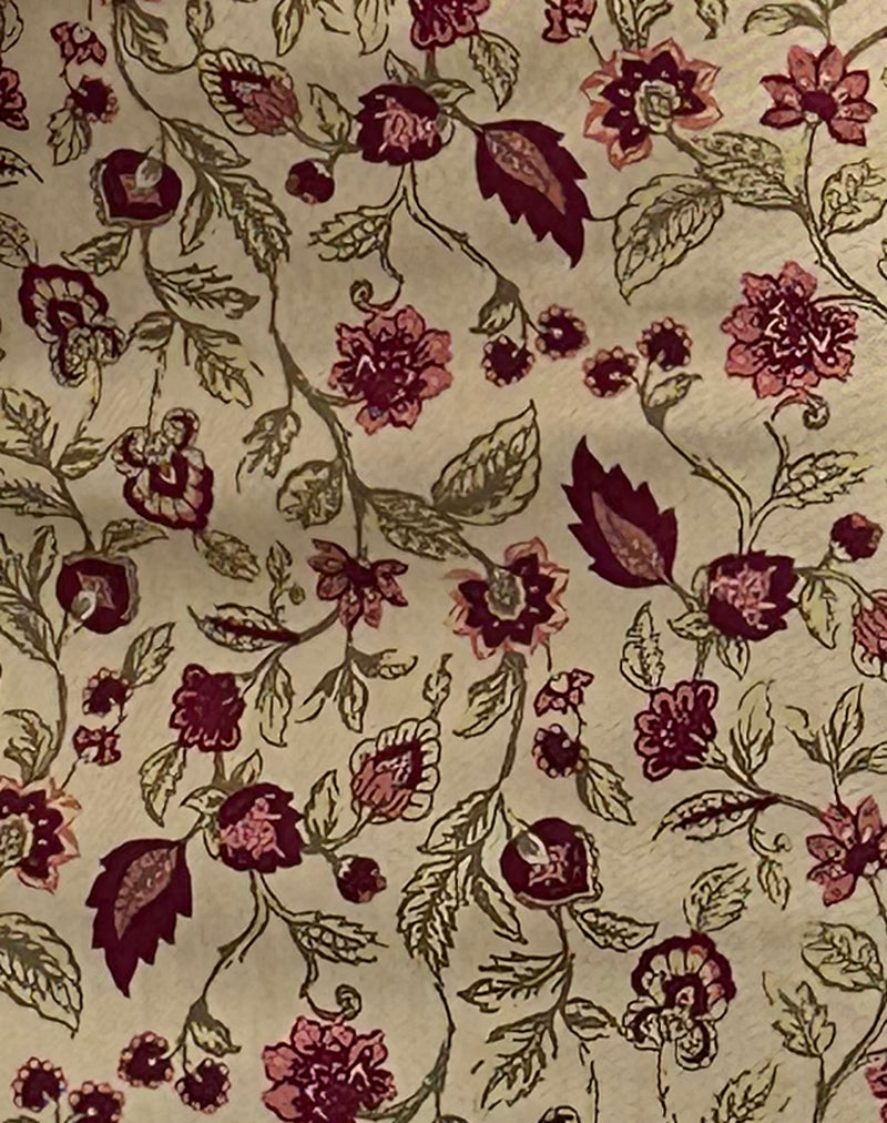 Bebeka Micro Mini Skirt in Botanical Taupe-Nico Sky