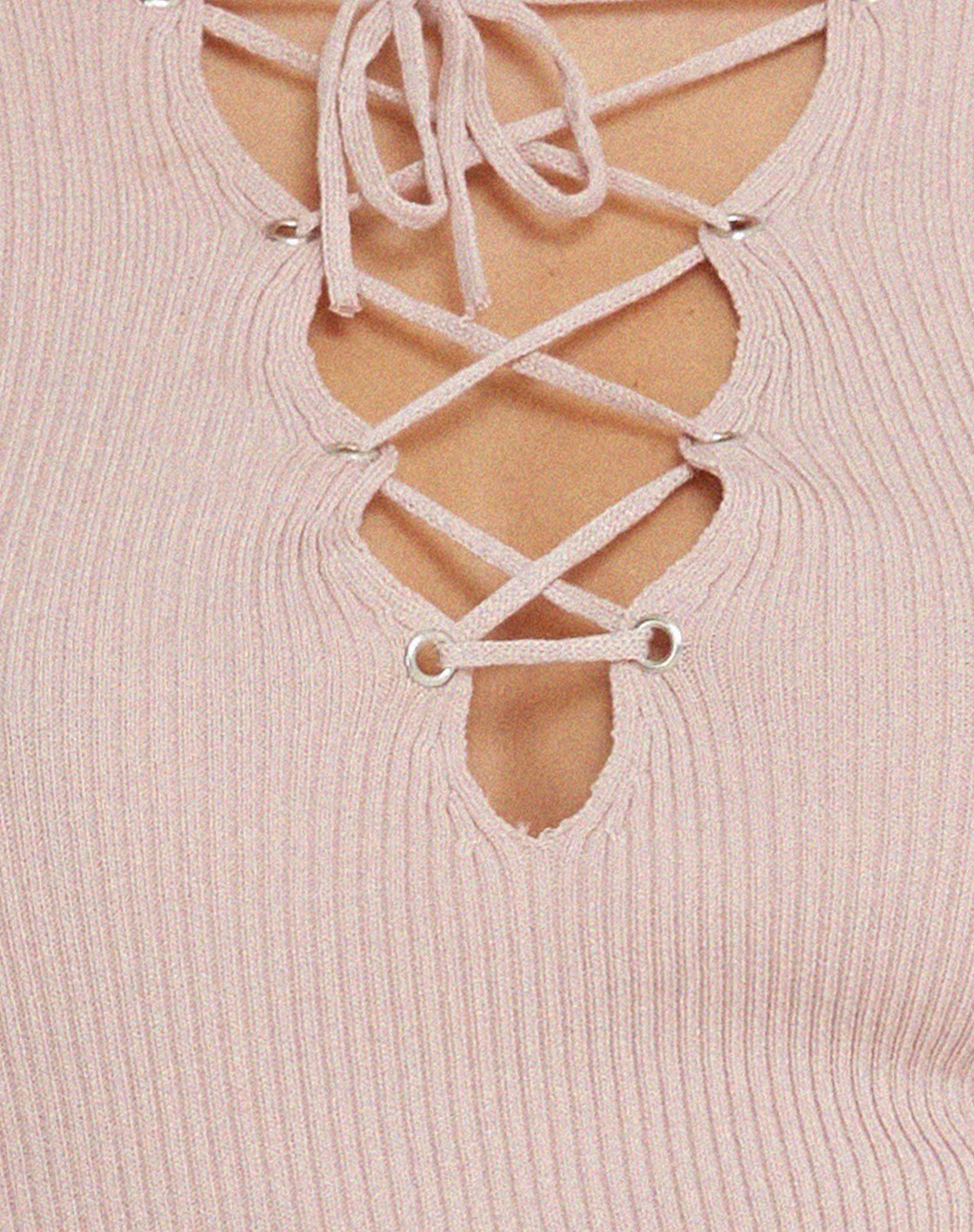 Issey Long Sleeve Top in Dusty Rose-Nico Sky