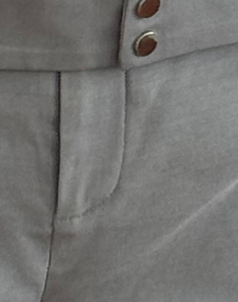 Jarli Hot Pants in Stretch Tailoring Grey-Nico Sky