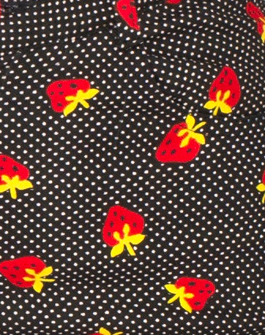 Jango Short in Fruit Polka Black-Nico Sky