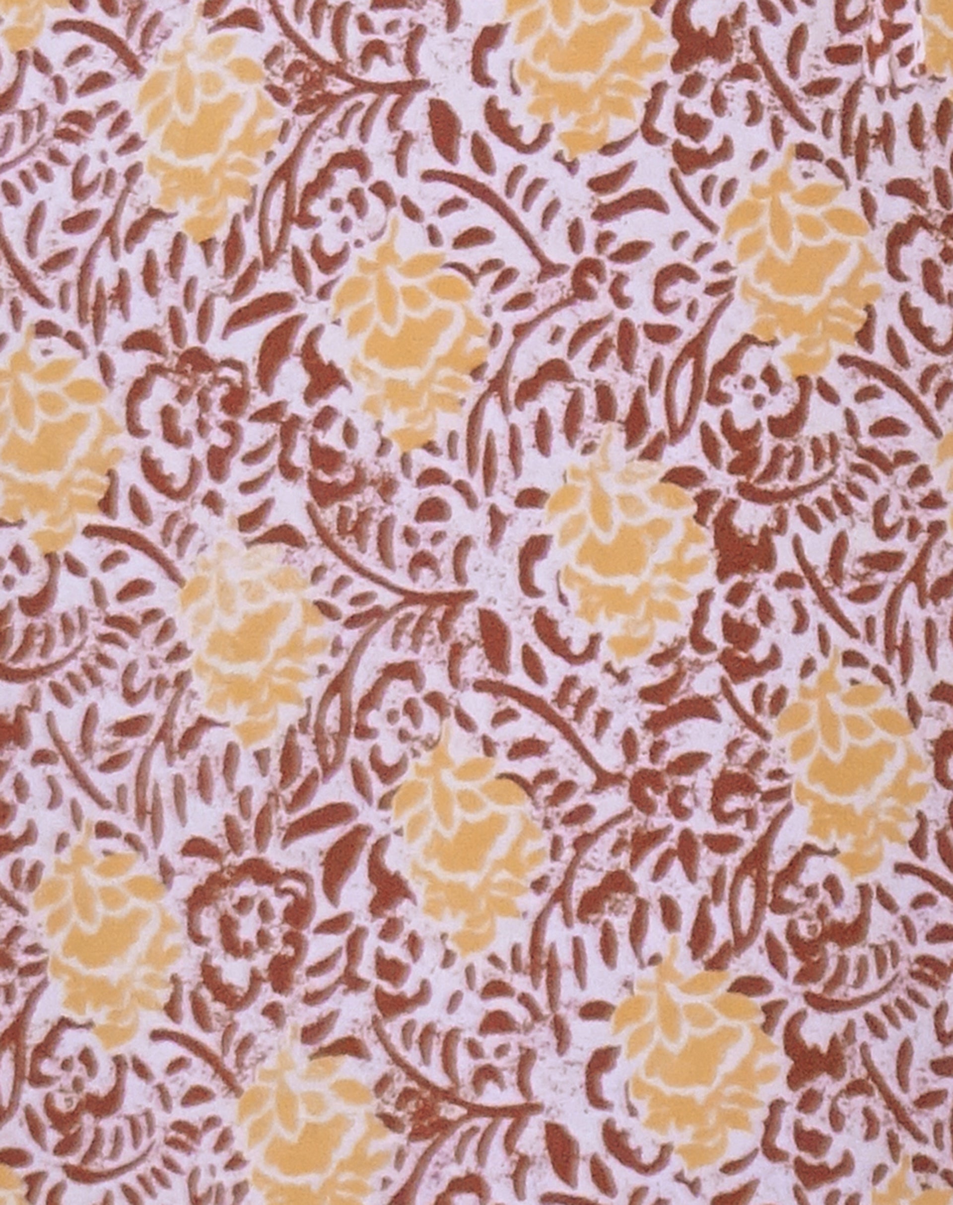 Jelika Midi Dress in Bohemian Batik Maroon Peach-Nico Sky