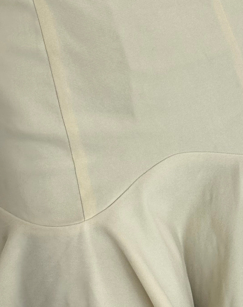 Jetsam Mini Dress in Cream-Nico Sky