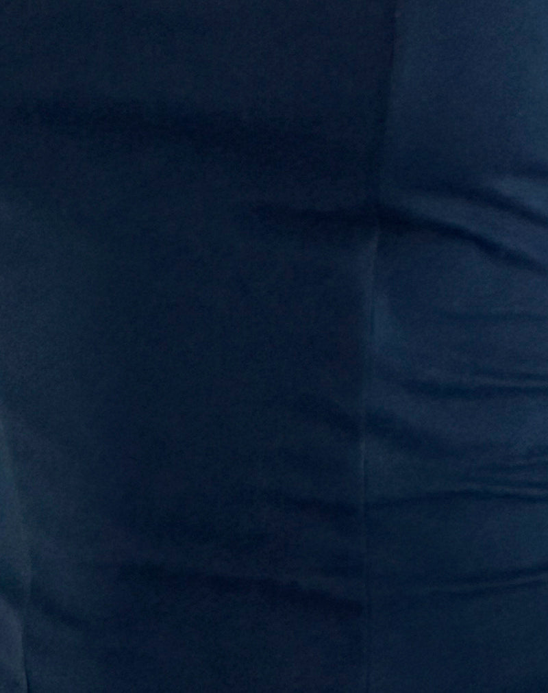 Jinisa Corset Top in Navy-Nico Sky