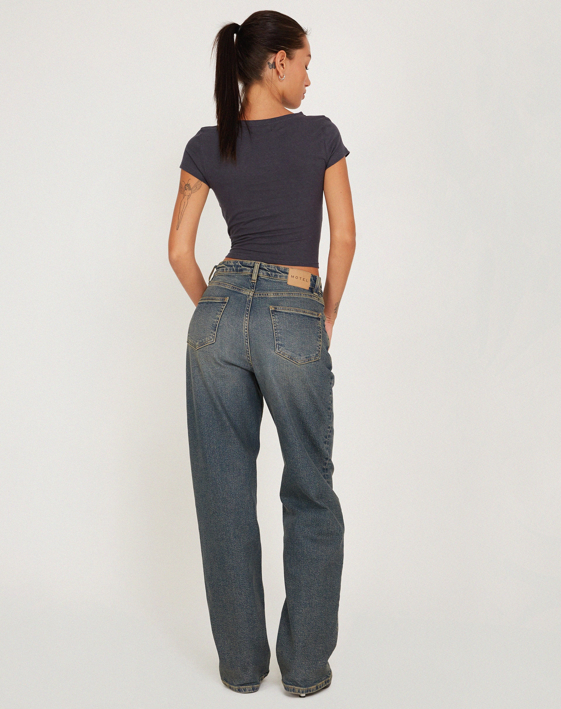 Jojes Jersey Tee in Ocean Storm-Nico Sky