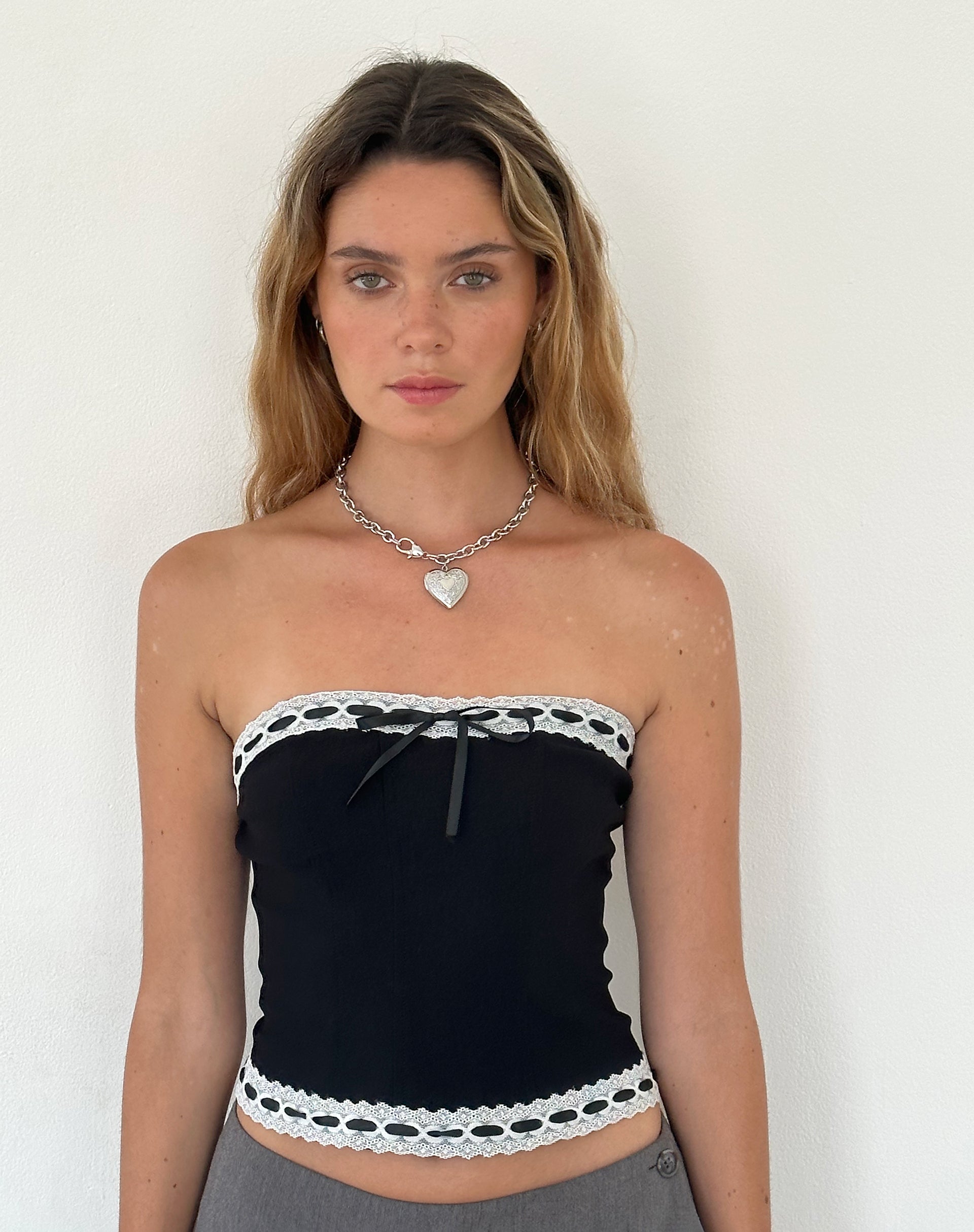 Jude Chunky Heart Necklace by Gemini Jewels-Nico Sky