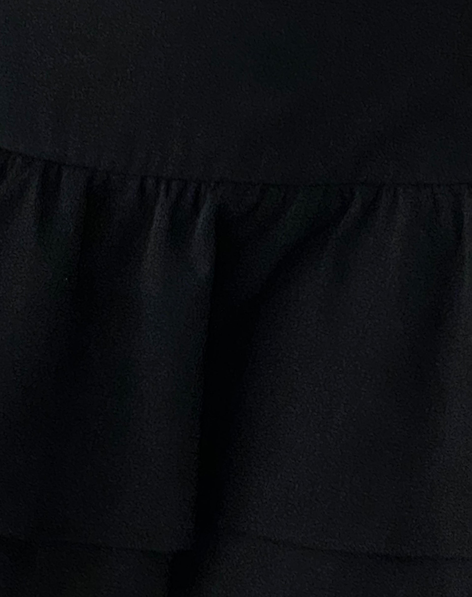 Samrina Pleated Tailored Mini Skirt in Black-Nico Sky