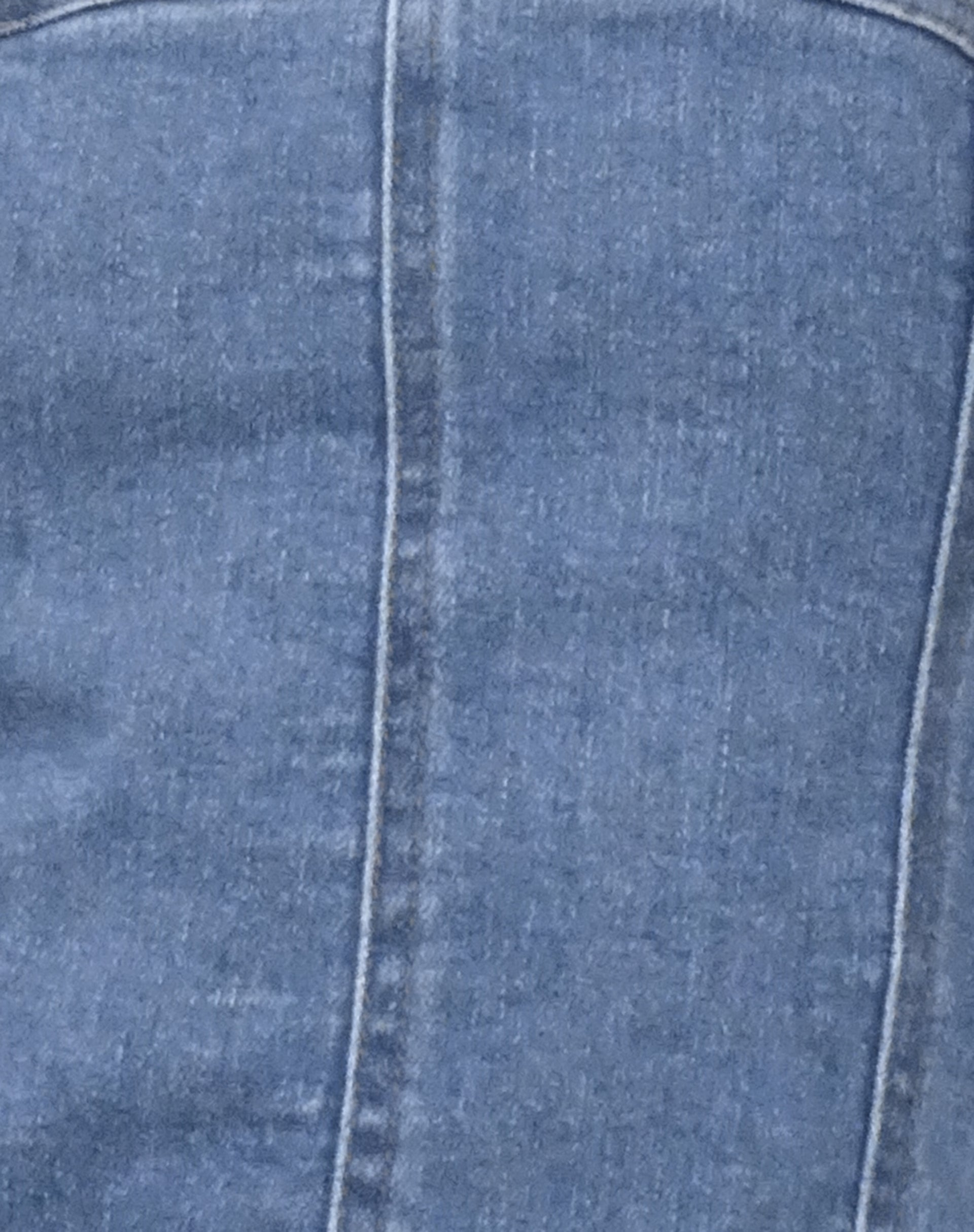 Kaiha Denim Bandeau Corset Top in Blue Wash-Nico Sky