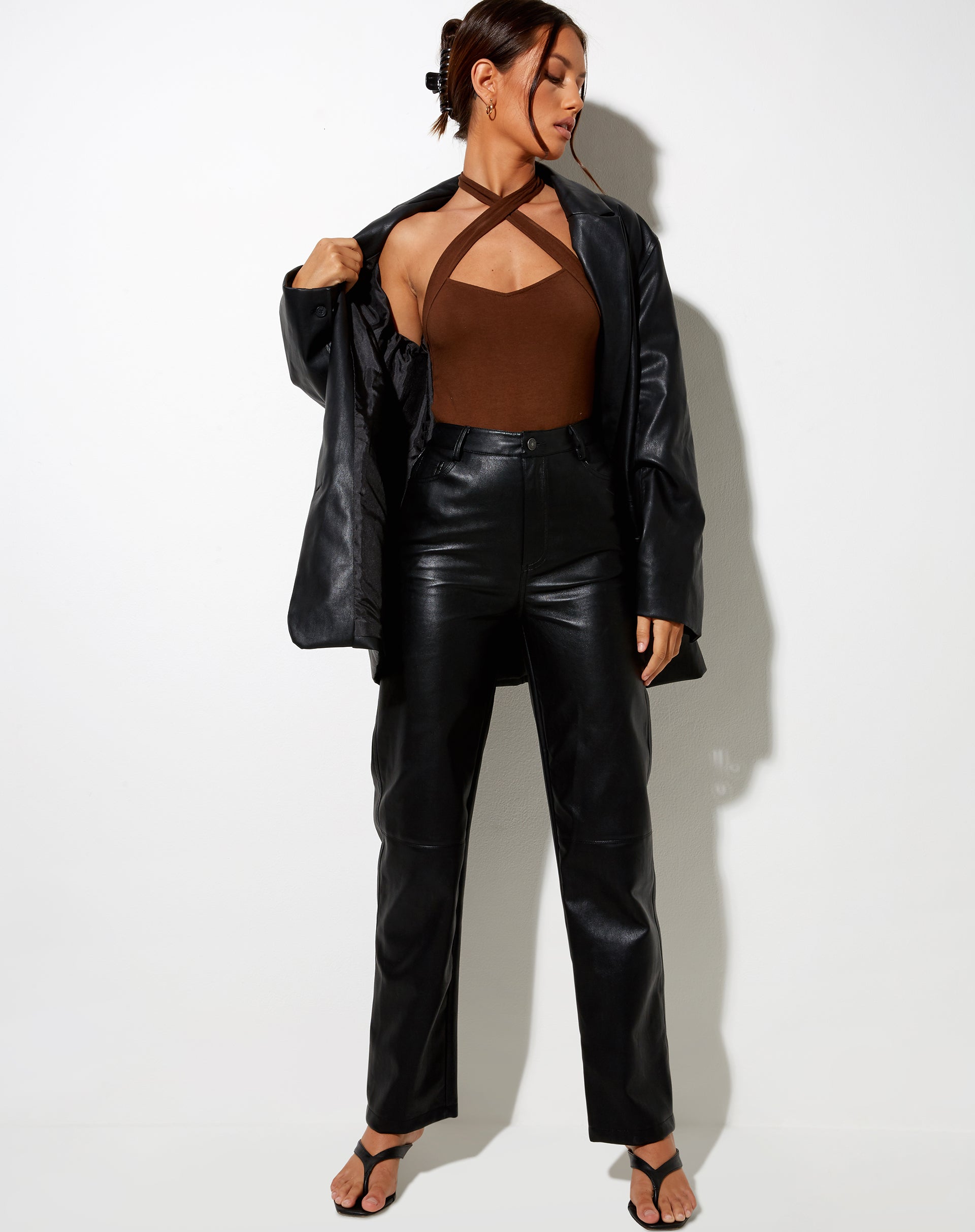 Keigh Bodice in Cocoa-Nico Sky