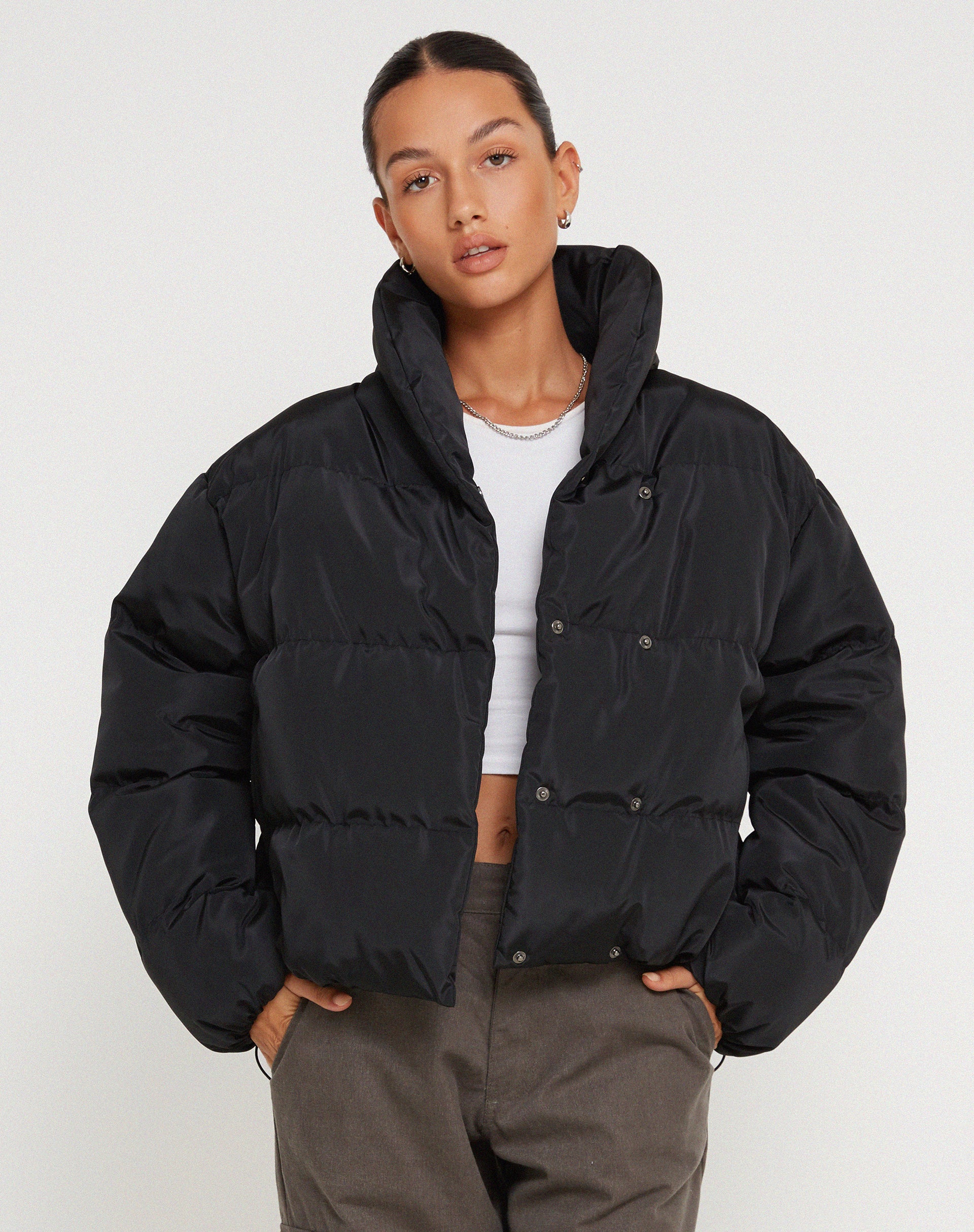 Kimbu Jacket in Black-Nico Sky