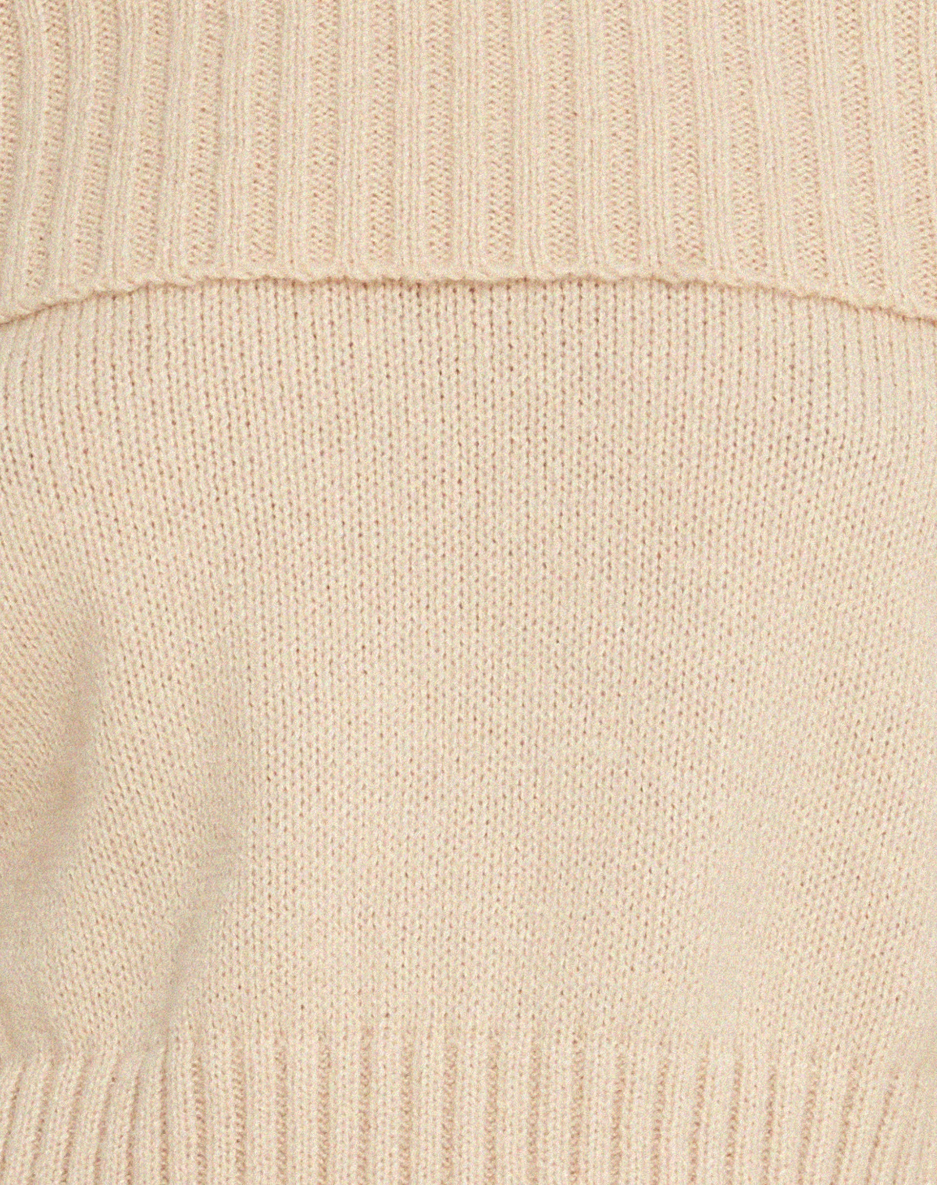 Koriya Bardot Top in Birch Cream-Nico Sky