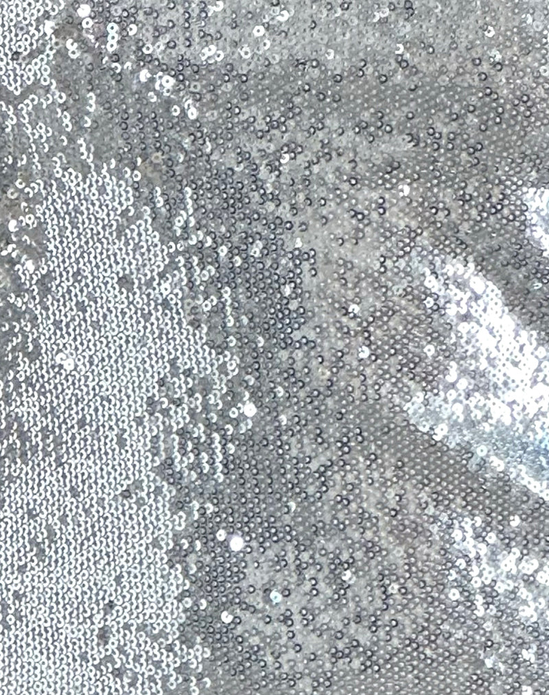 Kosile Cami Top in Mini Sequin Silver Chrome-Nico Sky
