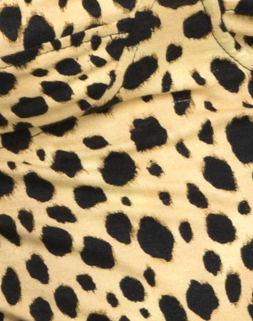 Lanti Bodice in Cheetah-Nico Sky