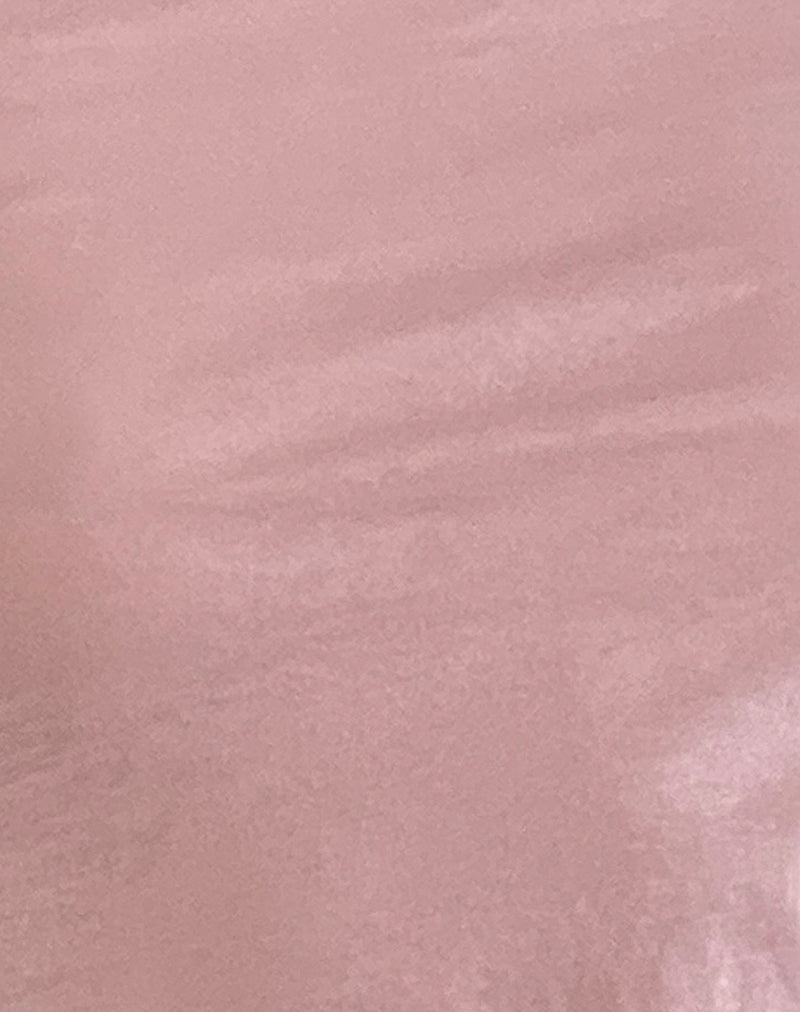 Ledez Asymmetrical Slouchy Top in Pink Lady Tissue-Nico Sky