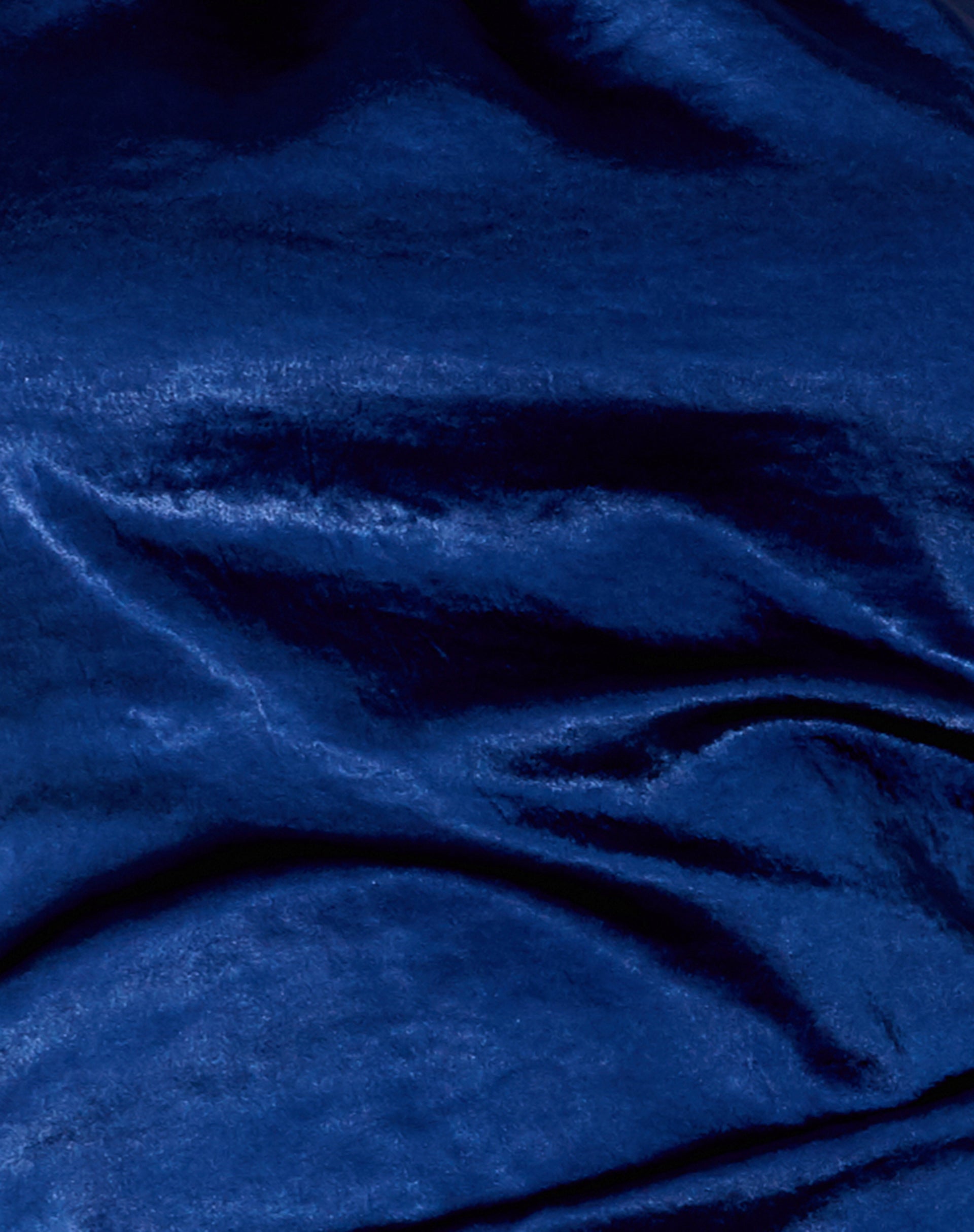 Lemier Mini Dress in Satin Midnight Blue-Nico Sky