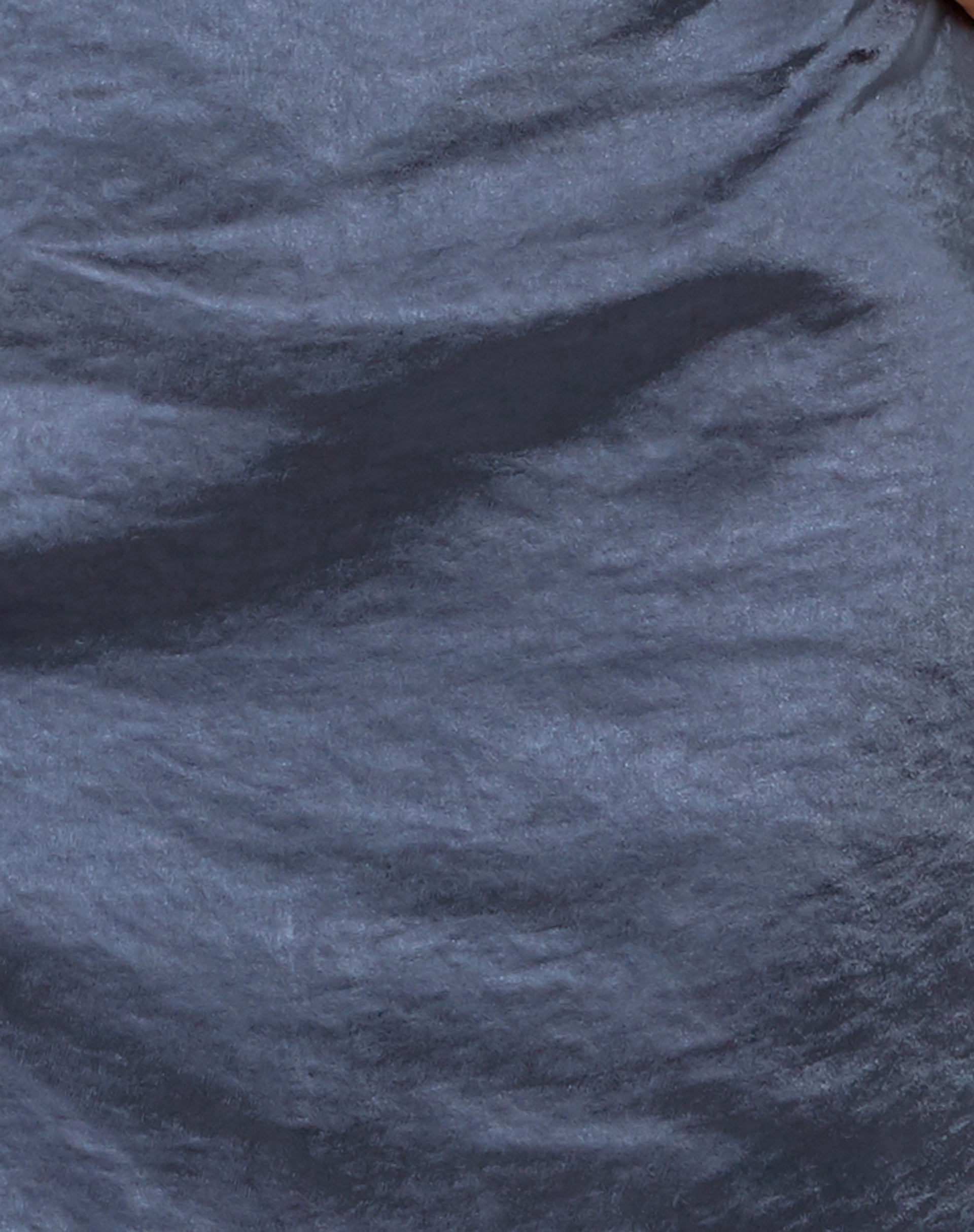 Lemier Mini Dress in Satin Slate Blue-Nico Sky