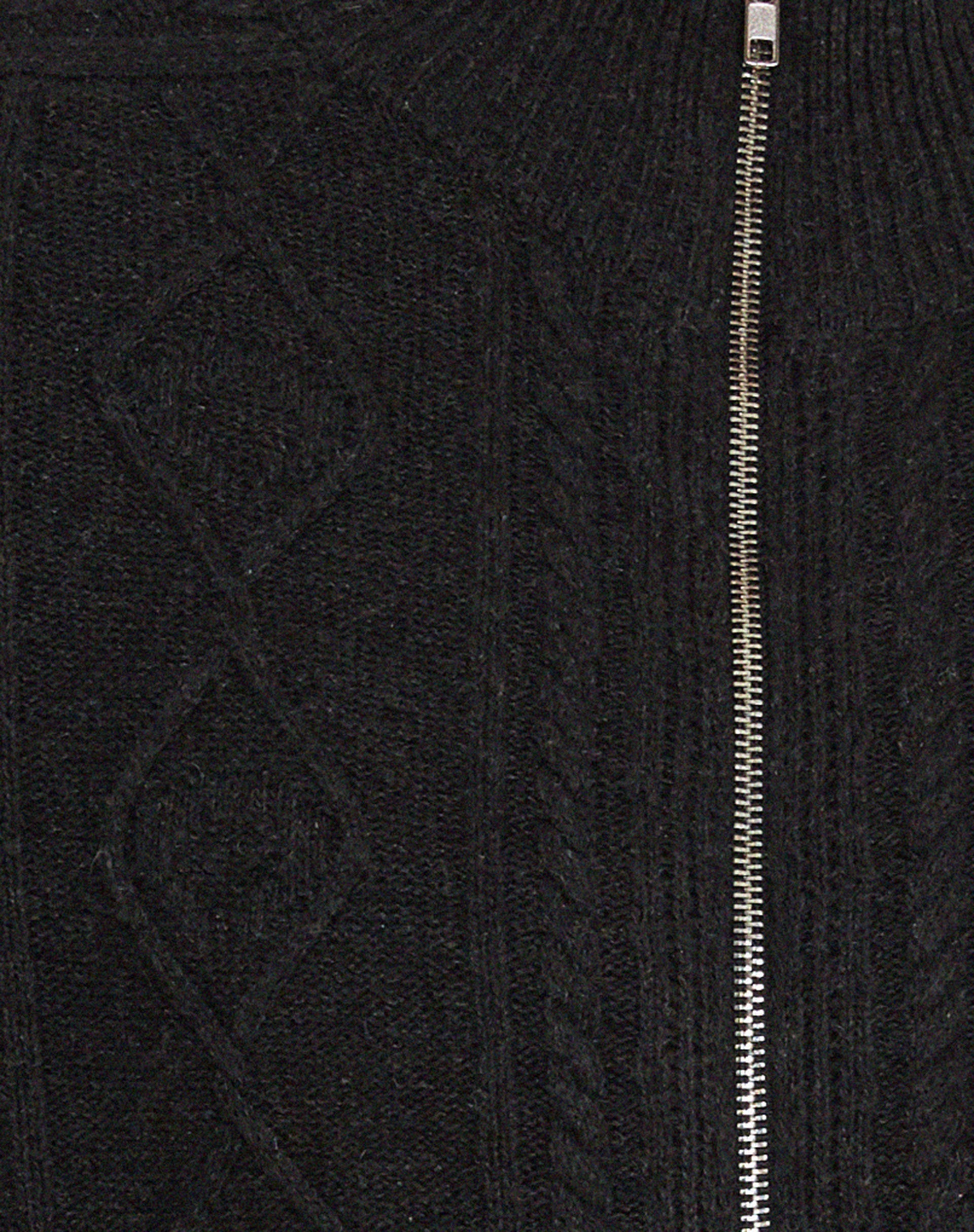 Lemila Cable Knit Jacket in Dark Shadow-Nico Sky