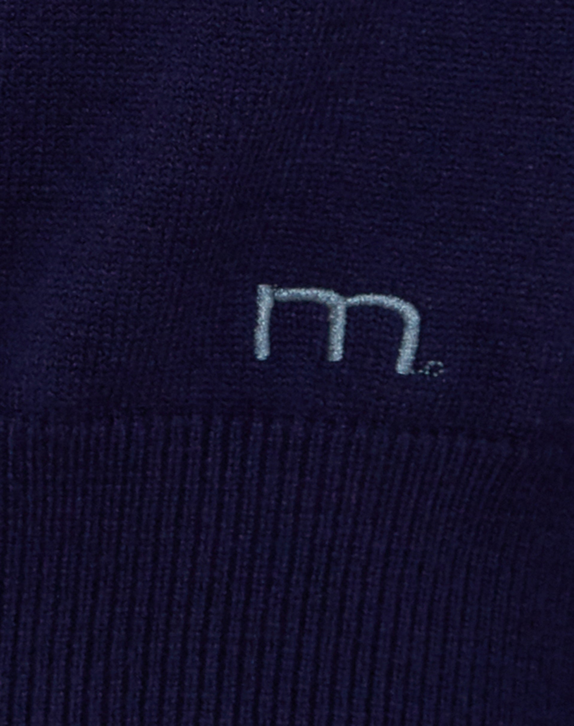 Lennon Knitted Jacket in Navy with White Stripe-Nico Sky